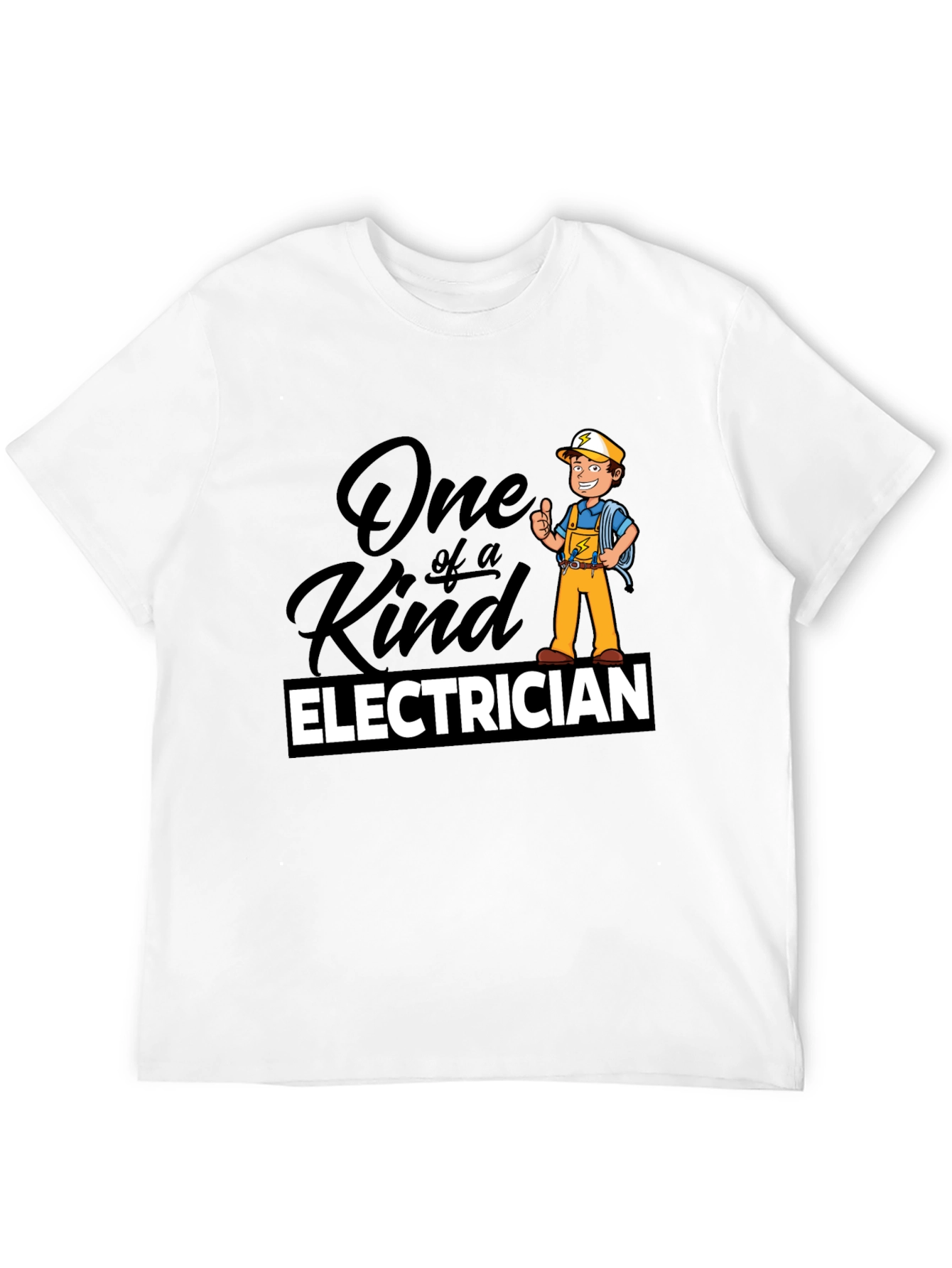 One of a Kind Electrician T-Shirt - Black