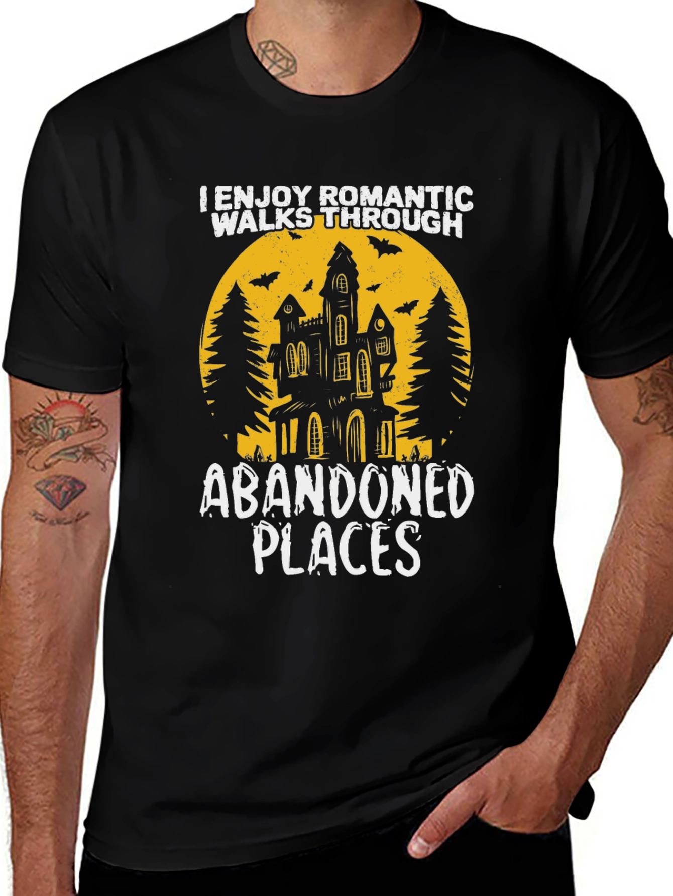 Spooky Abandoned Places T-Shirt - Romantic Halloween