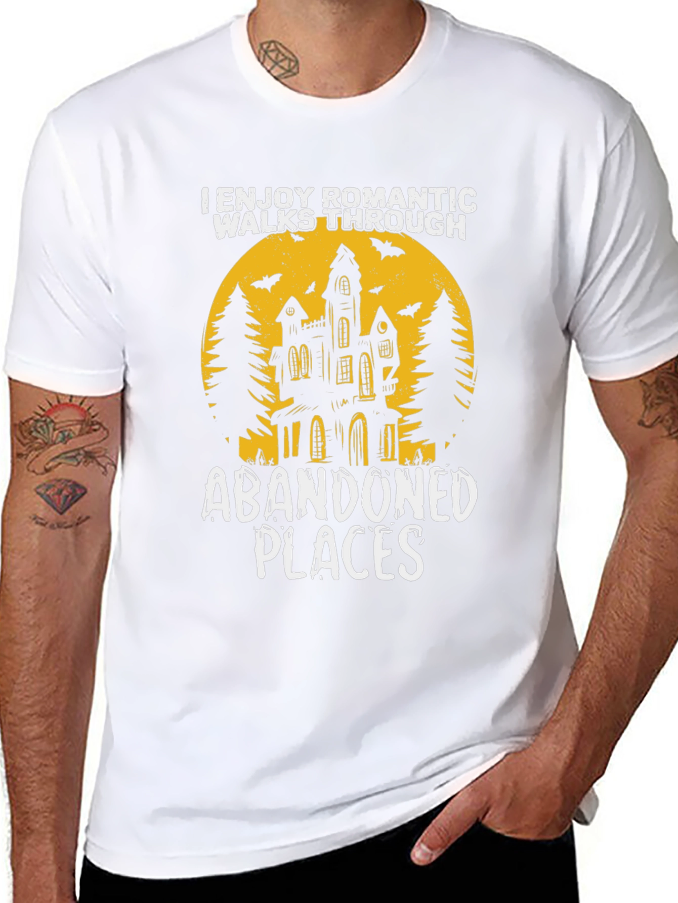 Spooky Abandoned Places T-Shirt - Romantic Halloween