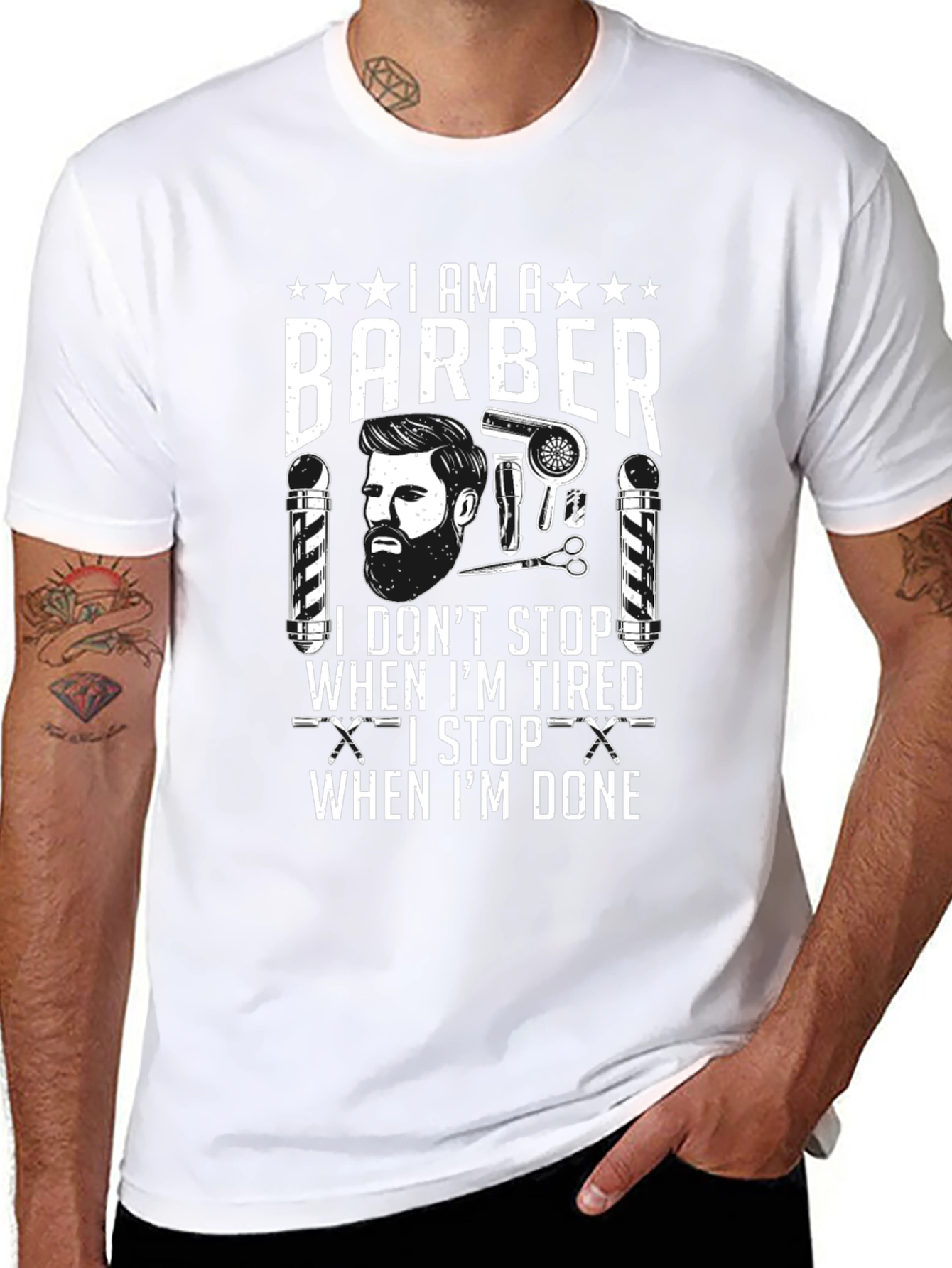 I Am A Barber Graphic Tee