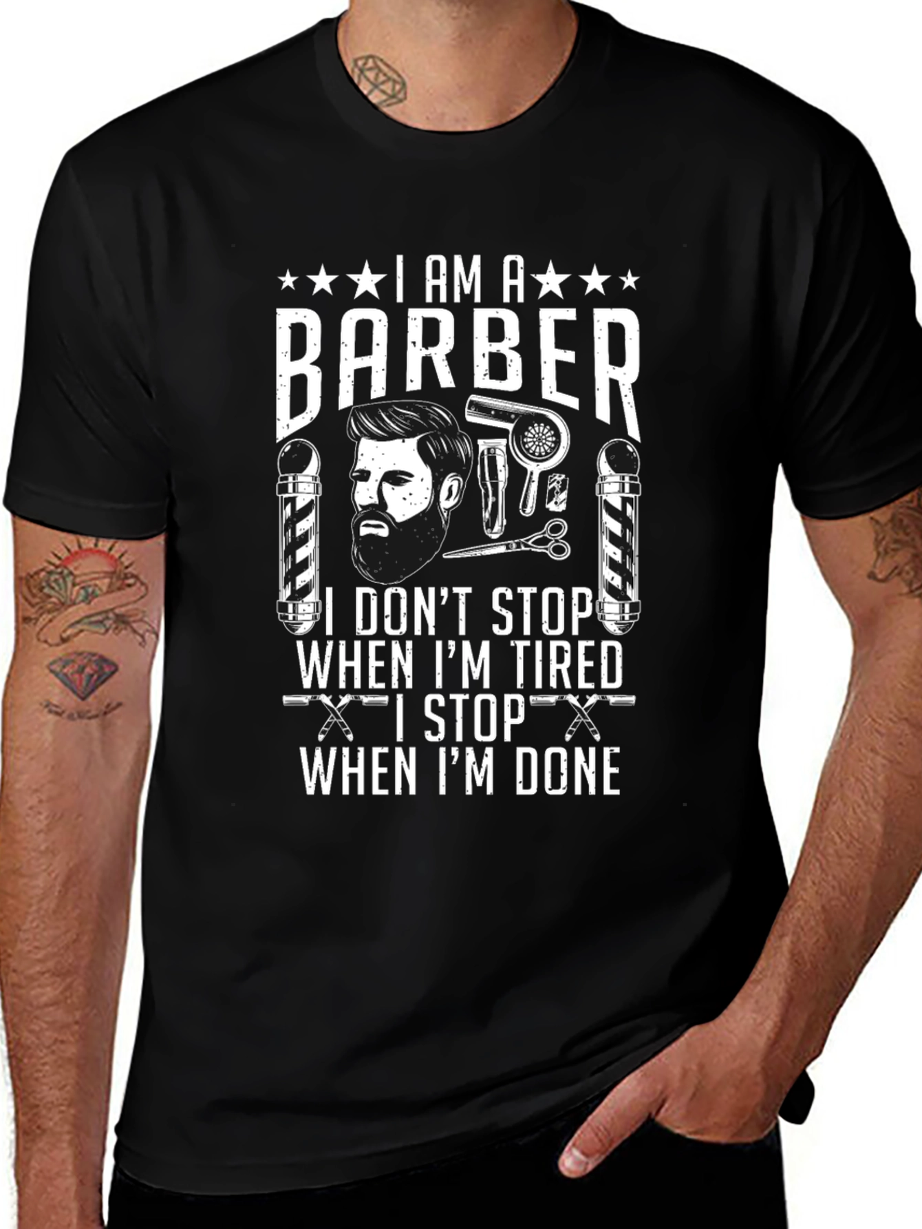 I Am A Barber Graphic Tee