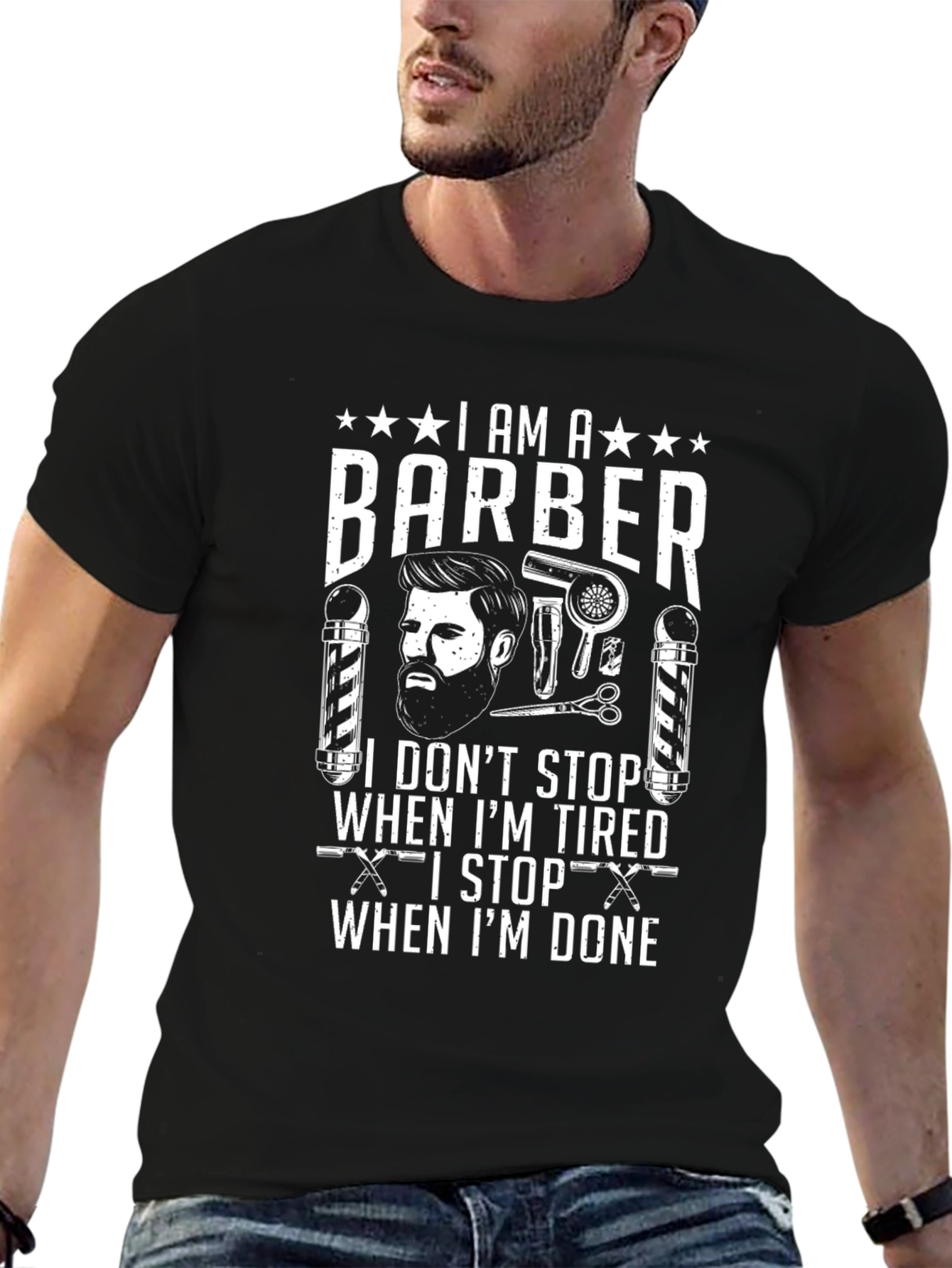 I Am A Barber Graphic Tee