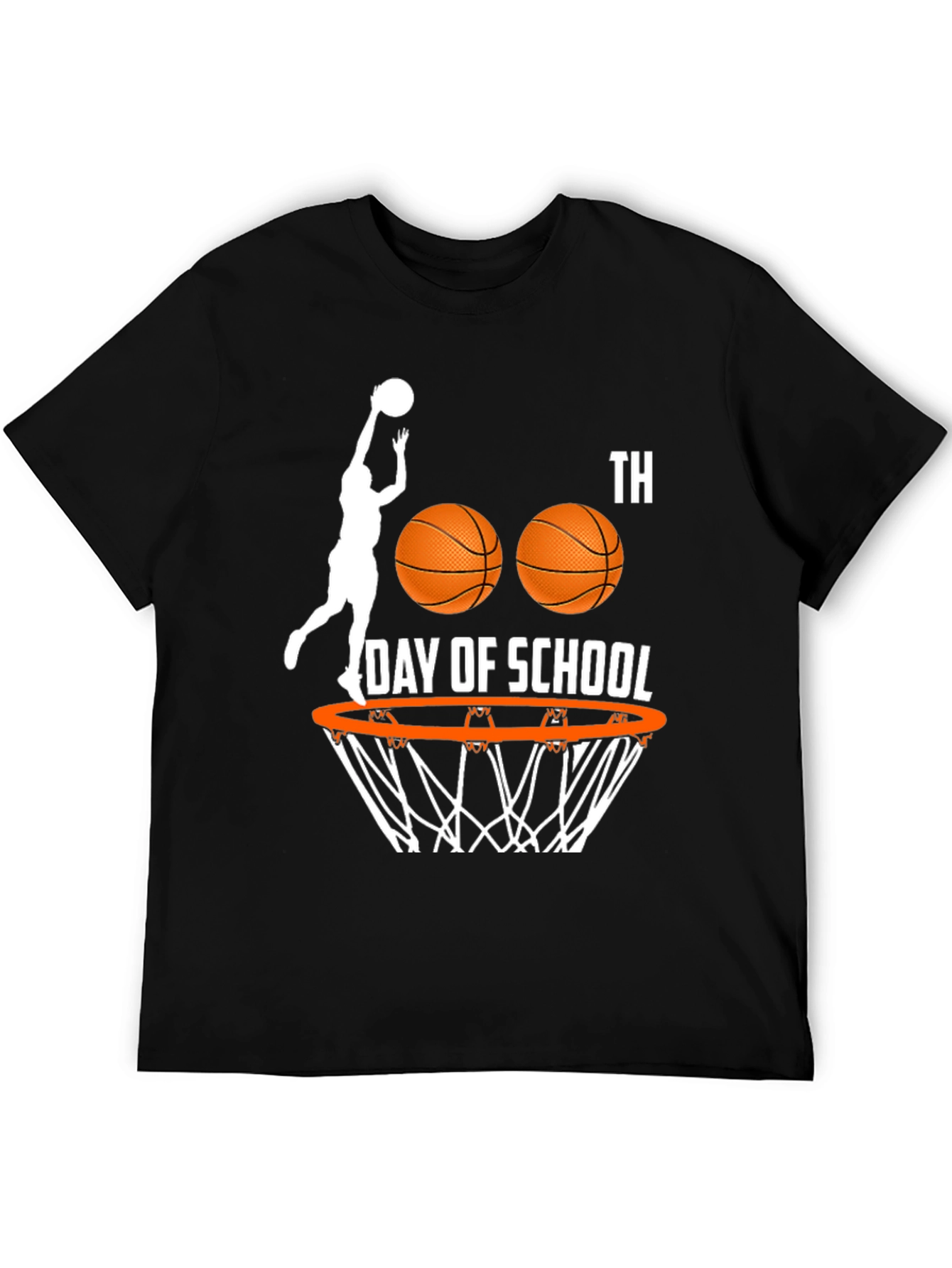100th Day of School Basketball T-Shirt