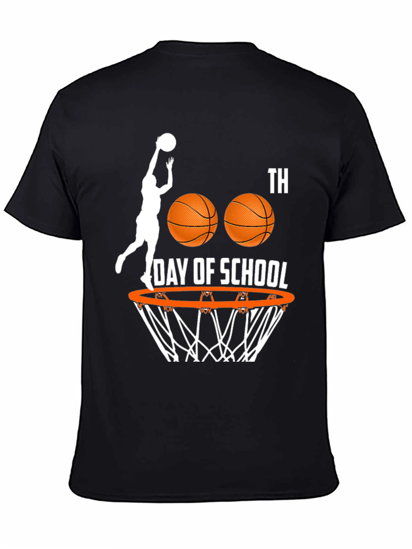 100th Day of School Basketball T-Shirt