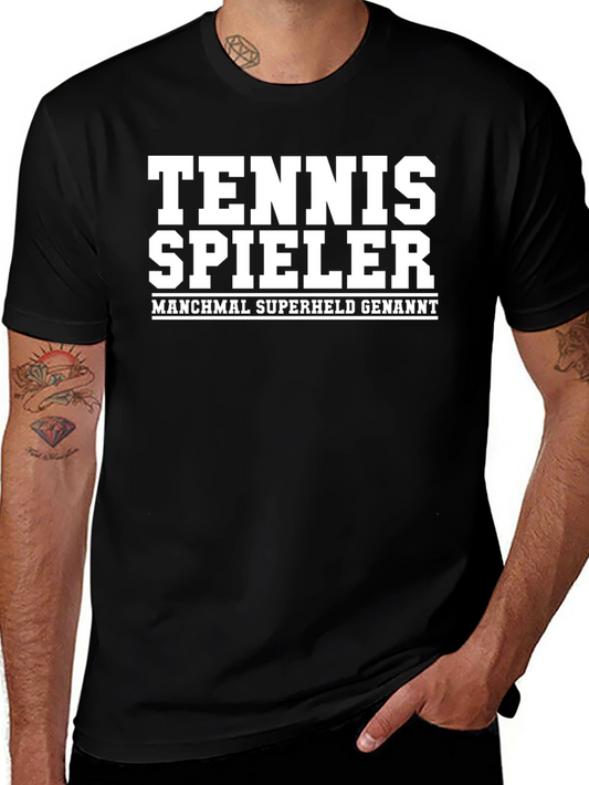 Tennis Player Superhero T-Shirt