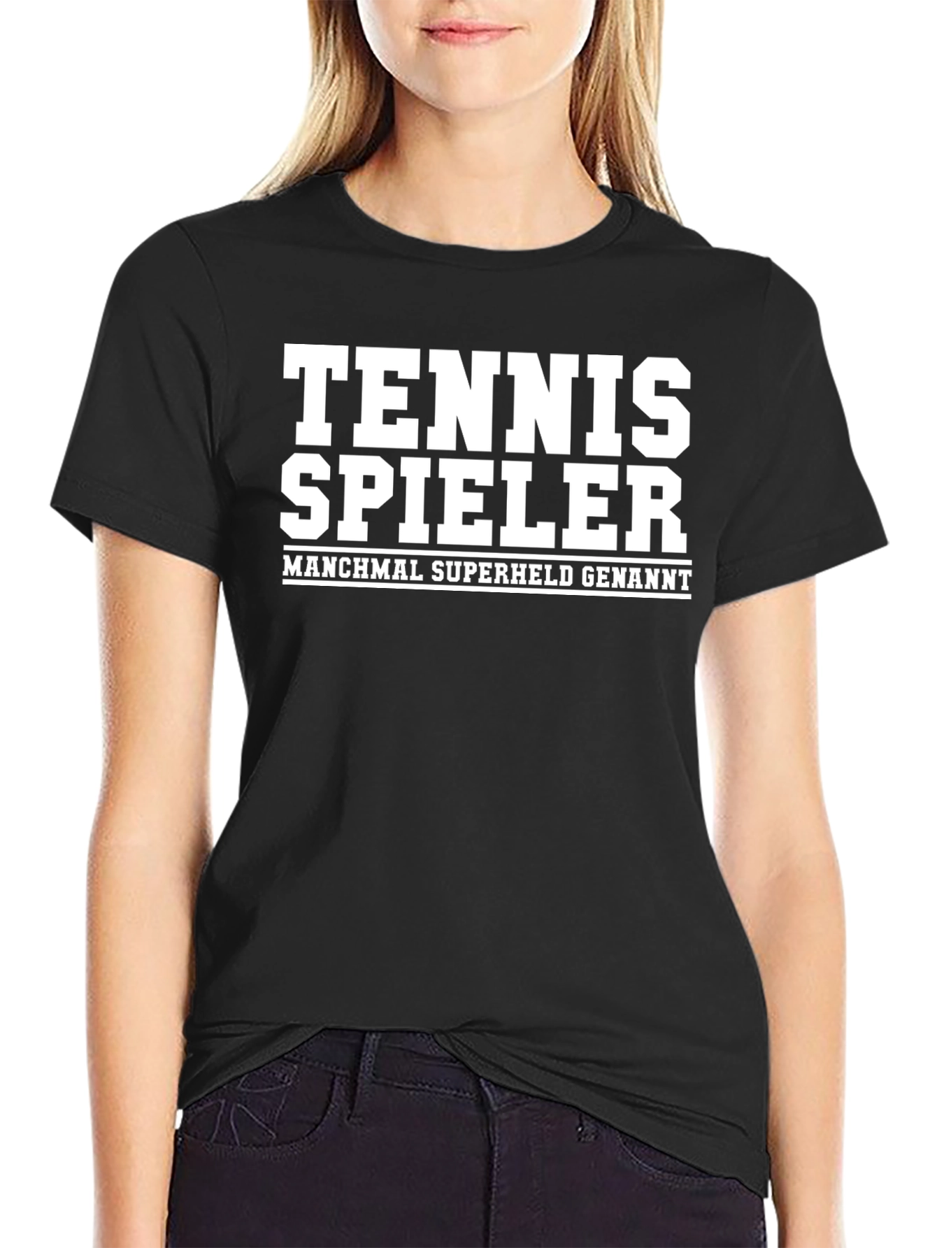 Tennis Player Superhero T-Shirt
