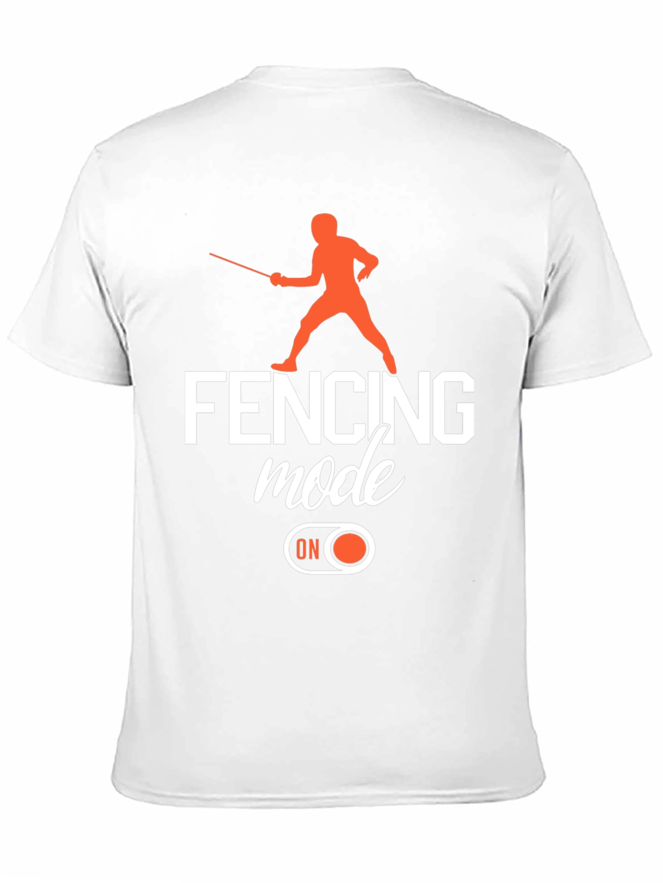 Fencing Mode On Black Graphic Tee