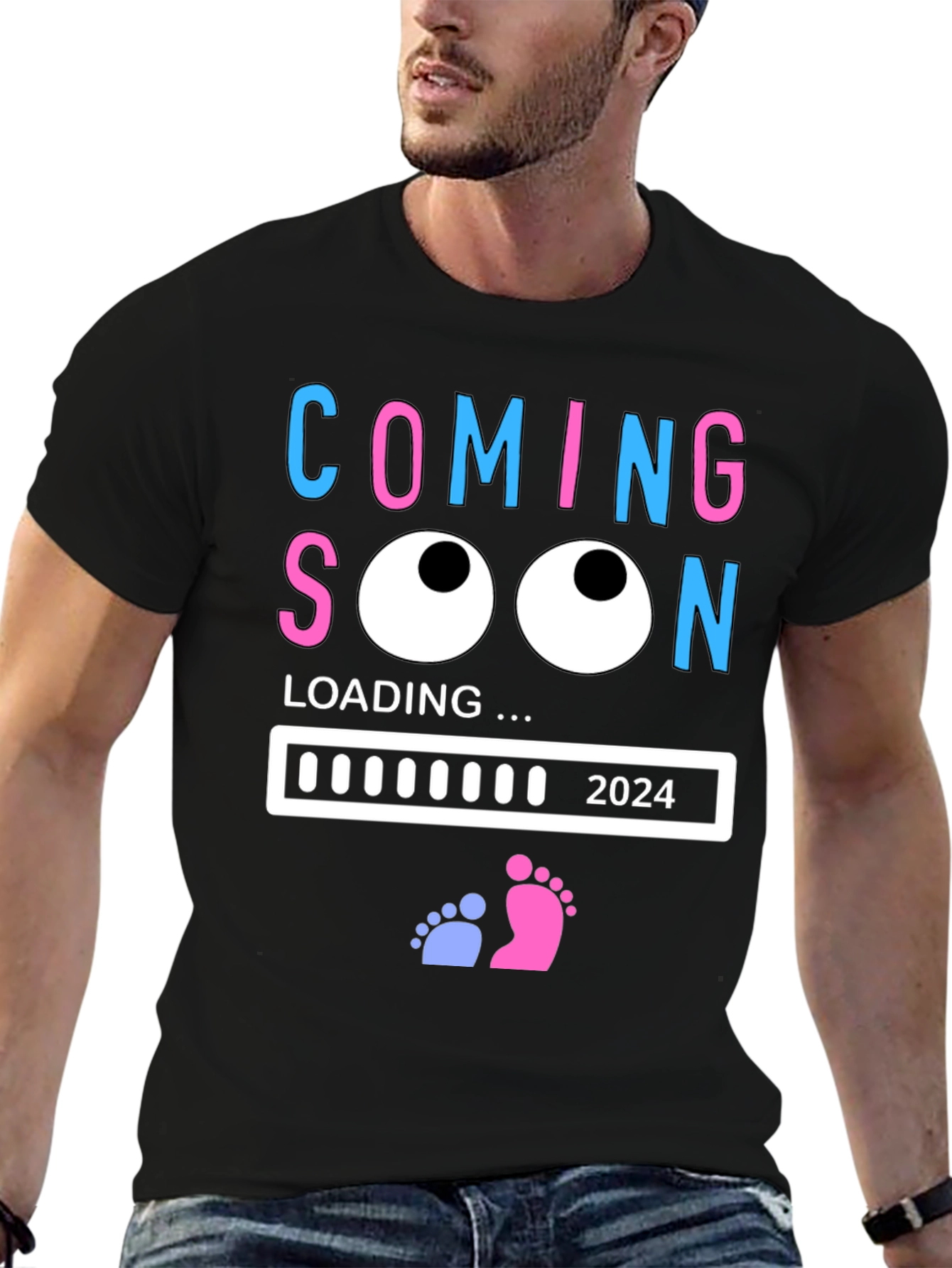 Coming Soon 2024 Pregnancy Announcement T-Shirt