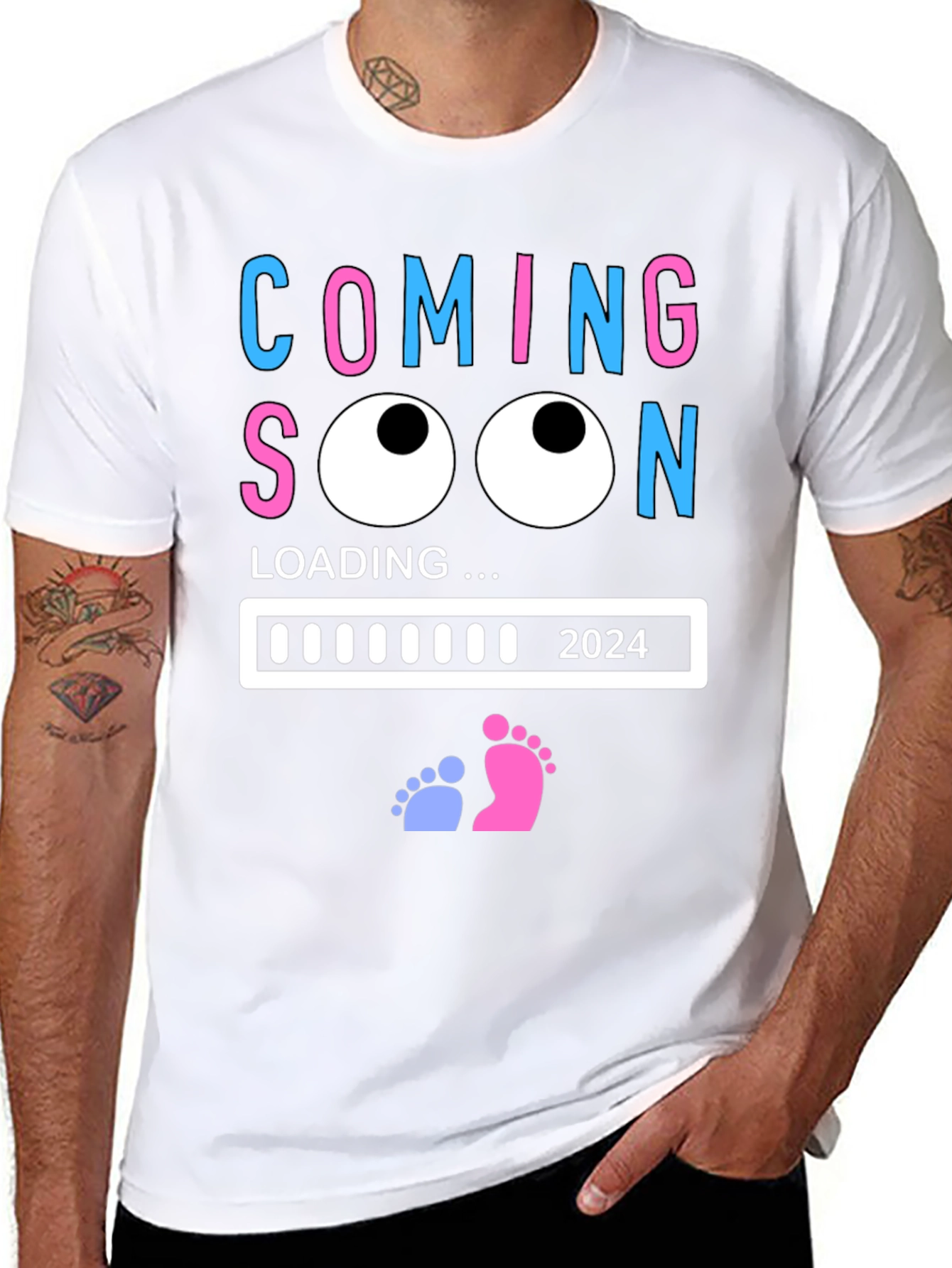 Coming Soon 2024 Pregnancy Announcement T-Shirt