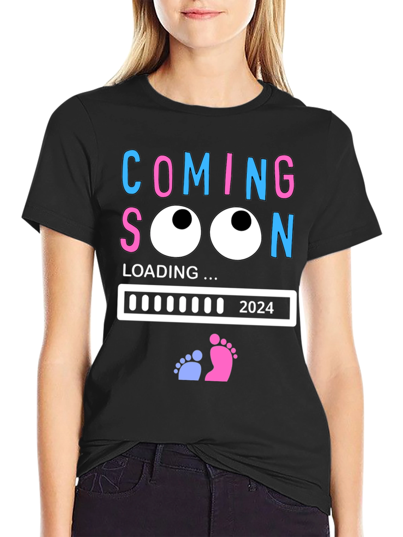Coming Soon 2024 Pregnancy Announcement T-Shirt