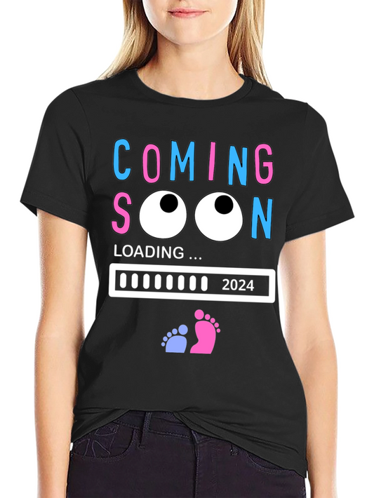 Coming Soon 2024 Pregnancy Announcement T-Shirt