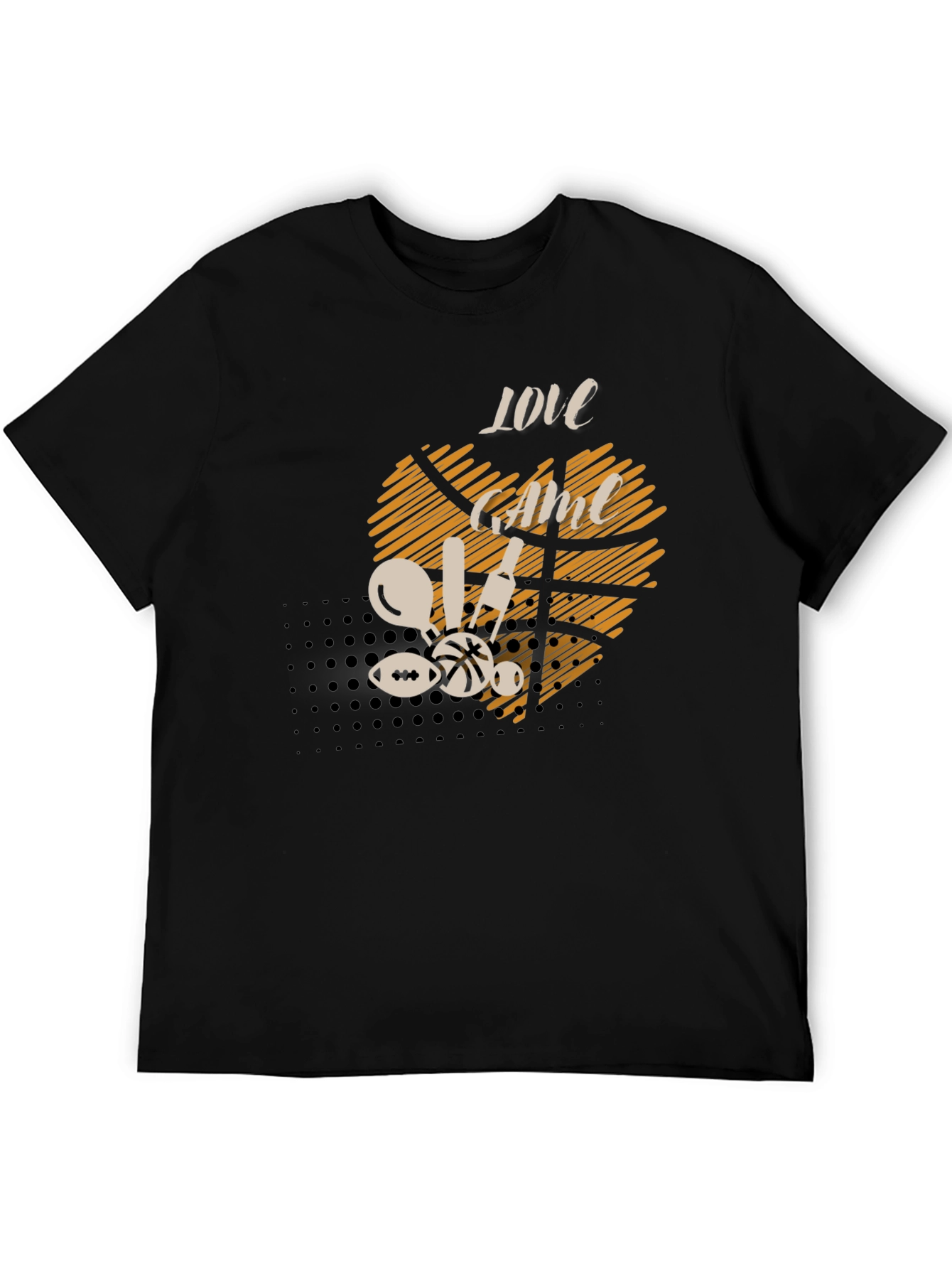 Love the Game Graphic Tee - Black