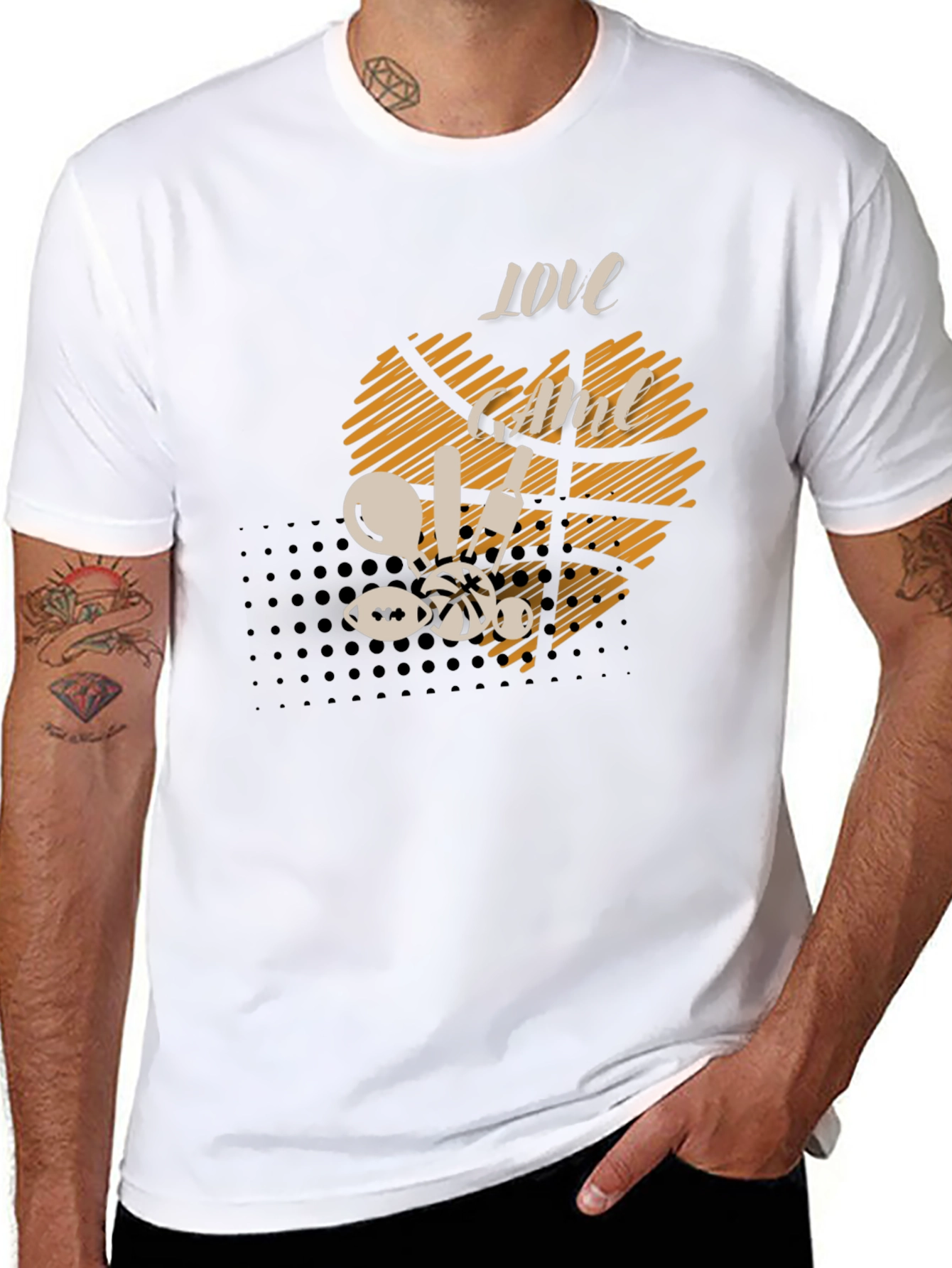 Love the Game Graphic Tee - Black