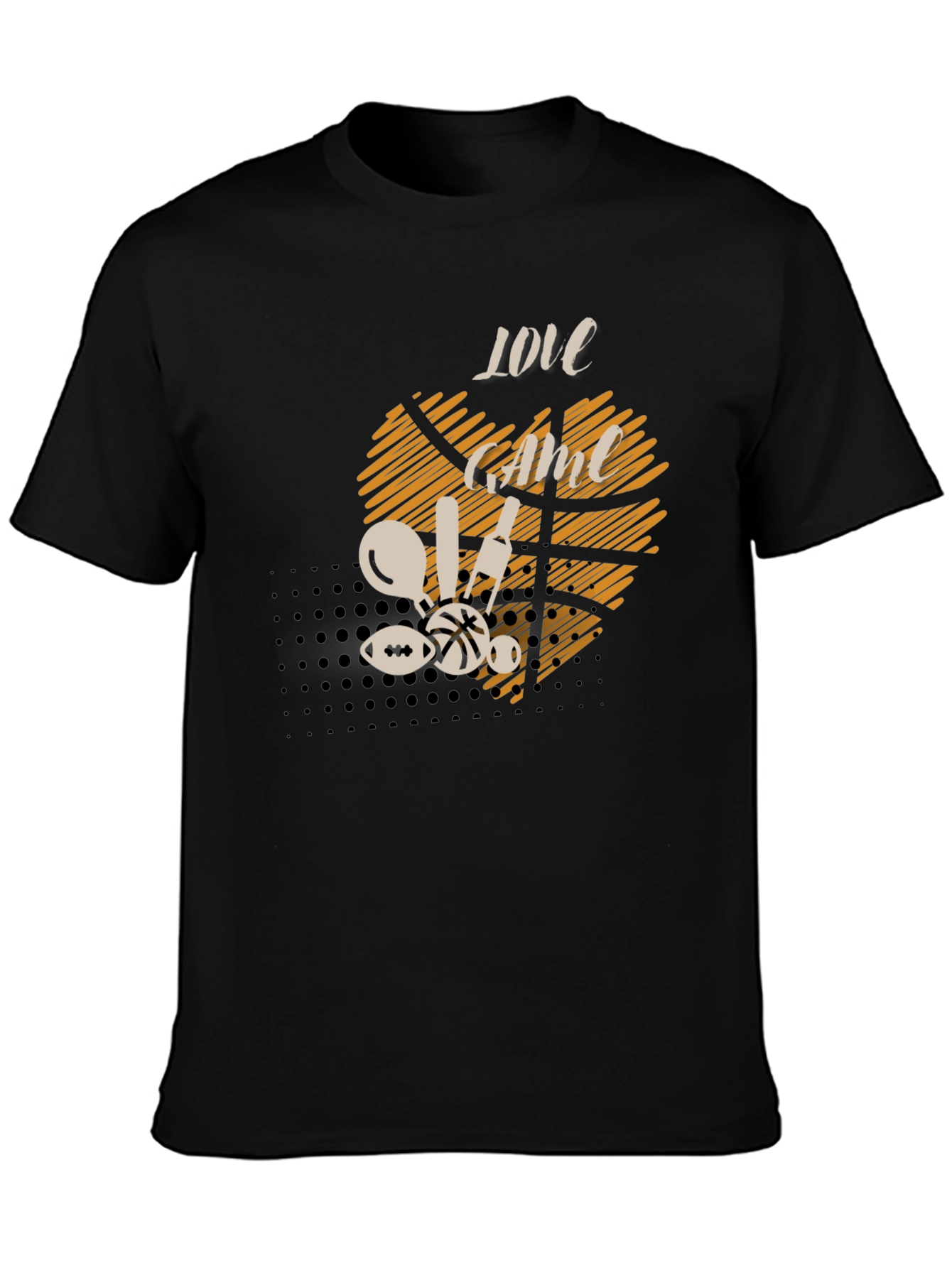 Love the Game Graphic Tee - Black