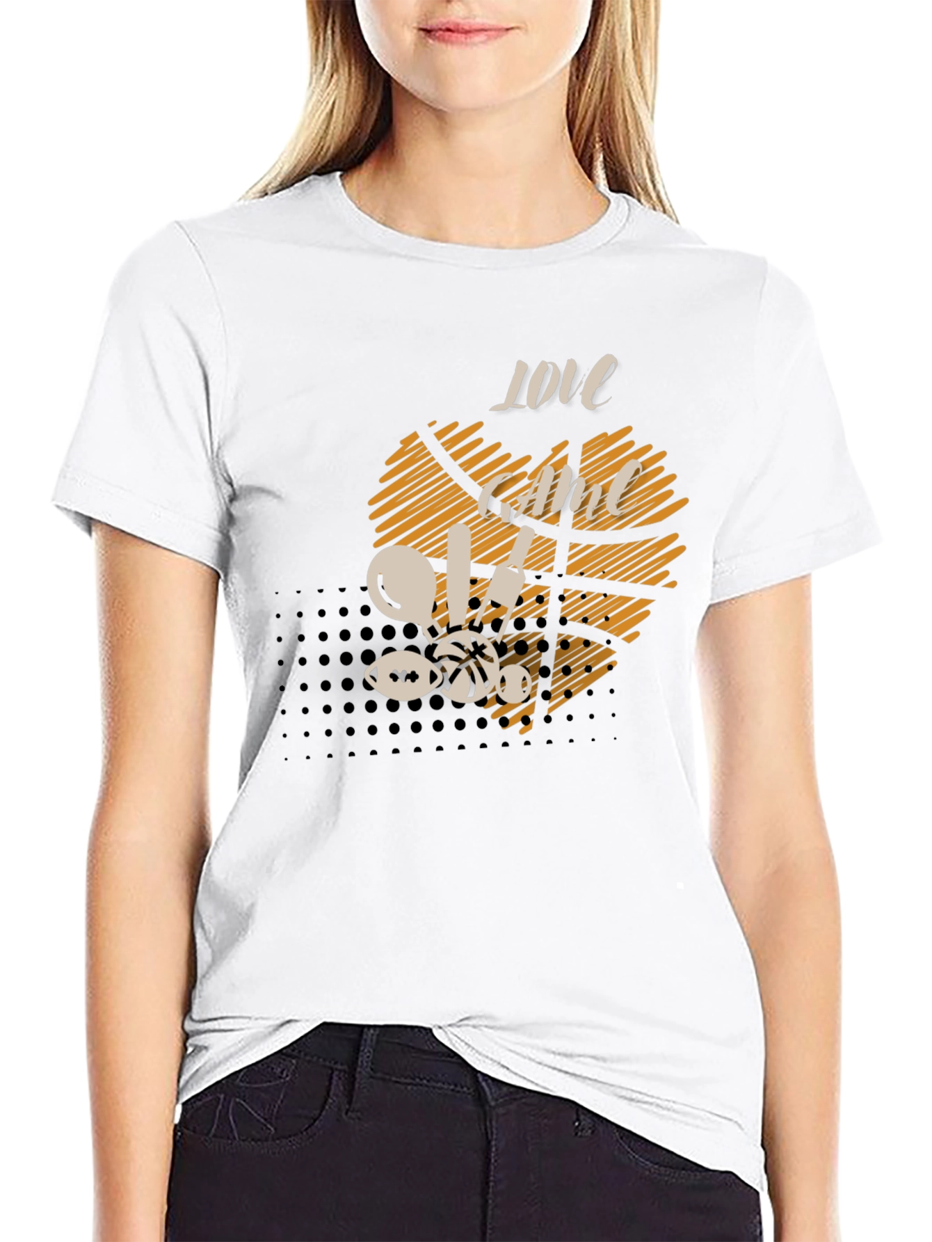 Love the Game Graphic Tee - Black