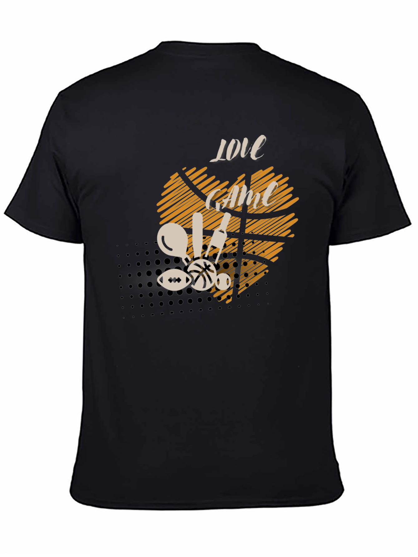 Love the Game Graphic Tee - Black