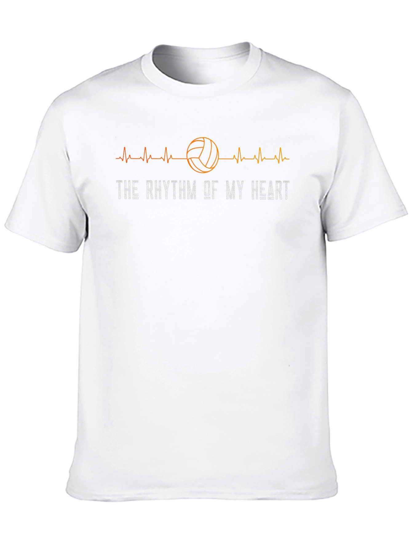Volleyball Heartbeat T-Shirt - Passionate Player Tee