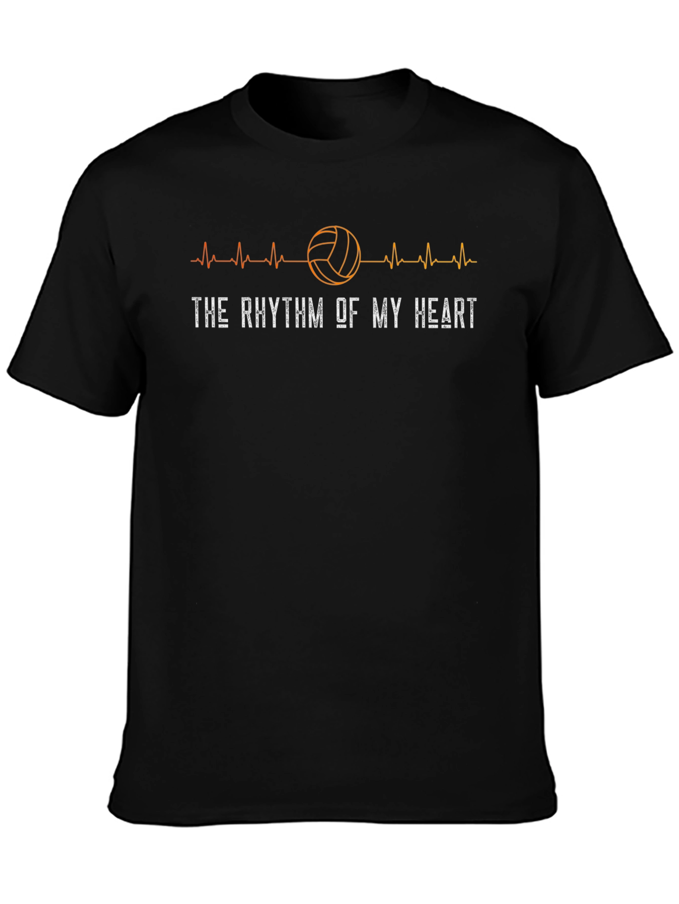Volleyball Heartbeat T-Shirt - Passionate Player Tee