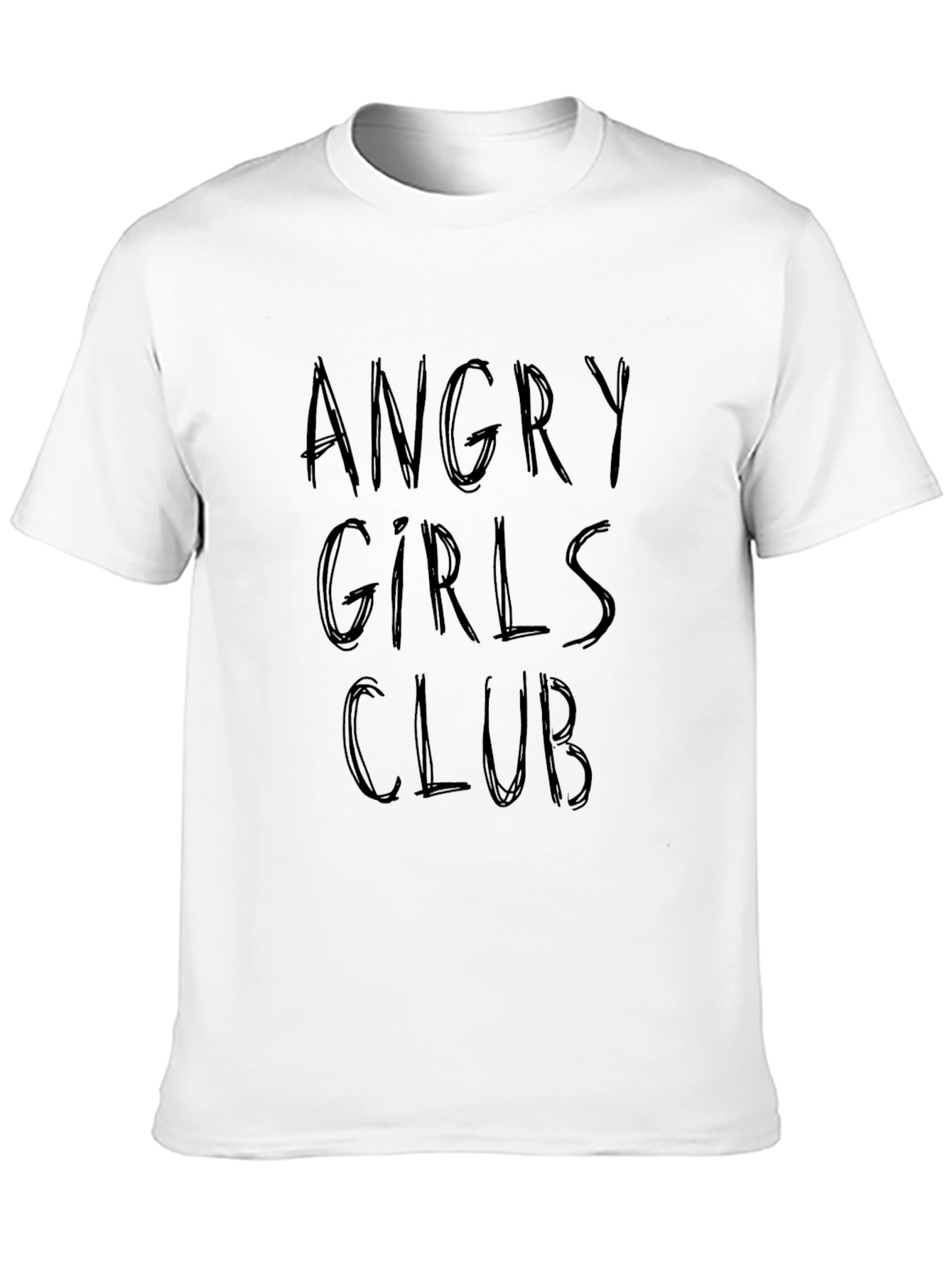Angry Girls Club Tee - Edgy Graphic T-Shirt