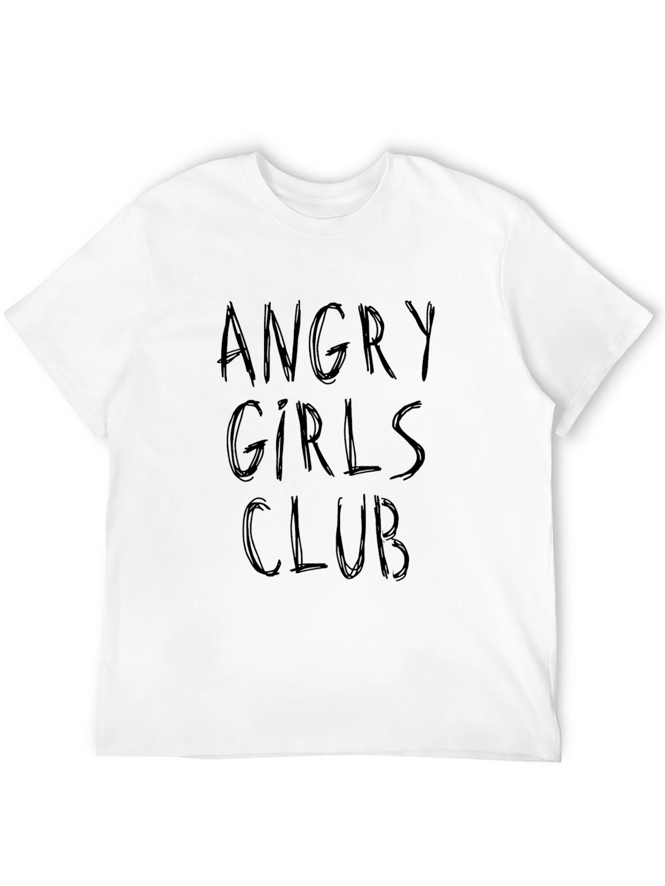 Angry Girls Club Tee - Edgy Graphic T-Shirt