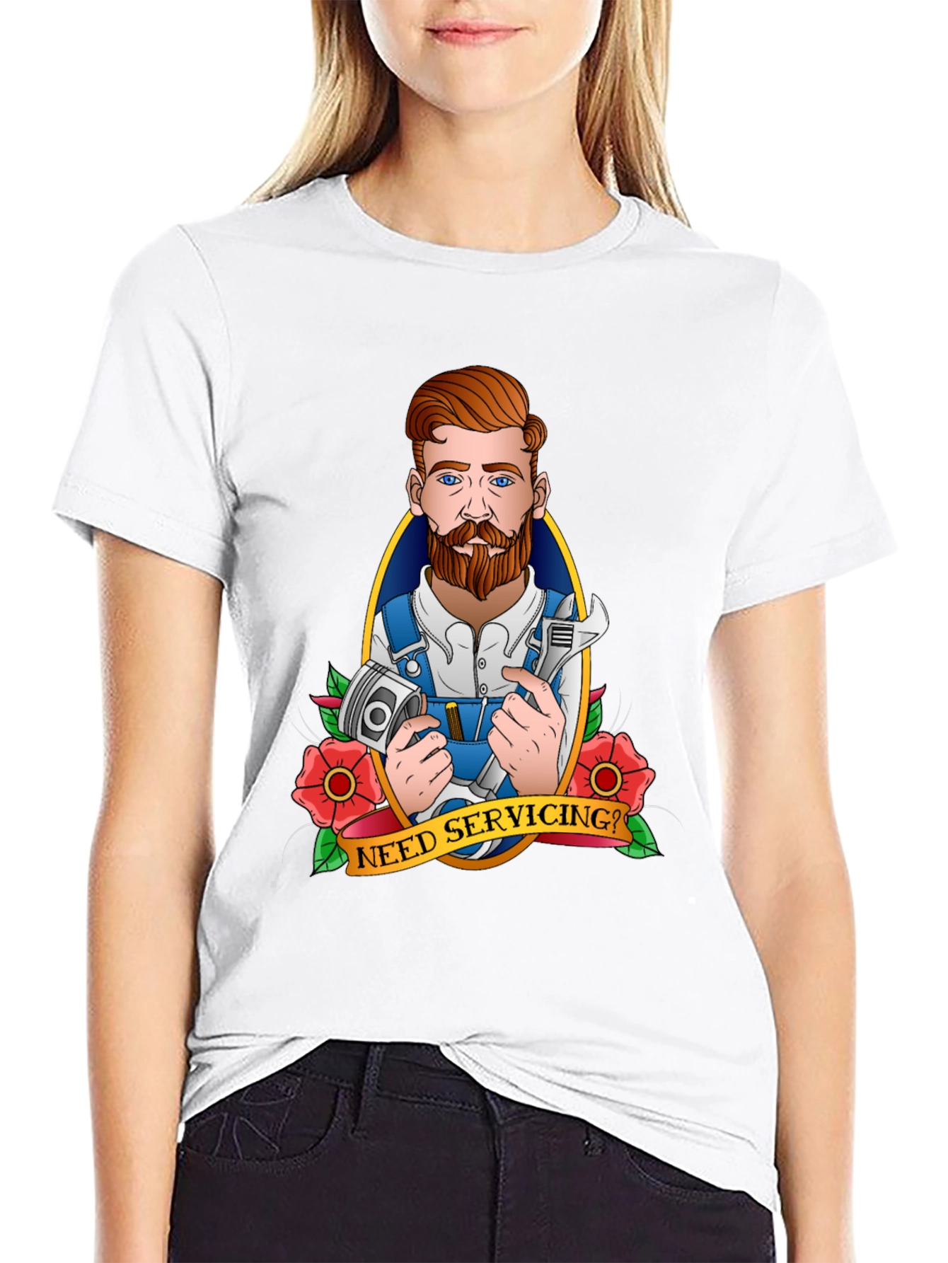 Need Servicing? Mechanic Graphic Tee