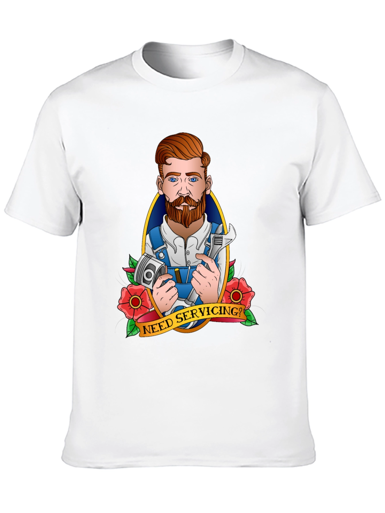 Need Servicing? Mechanic Graphic Tee