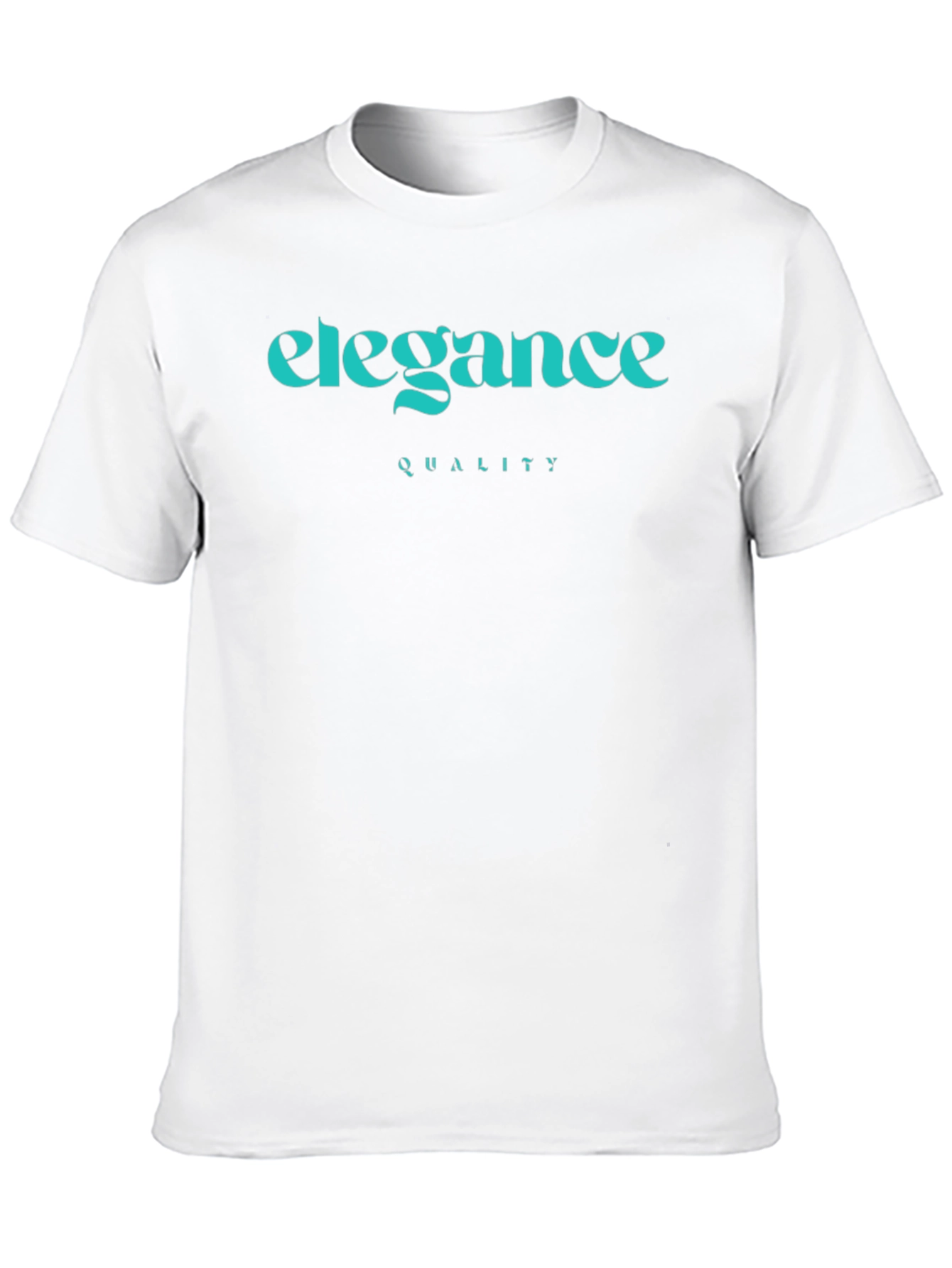 Elegance & Quality Black Graphic Tee - Stylish Menswear