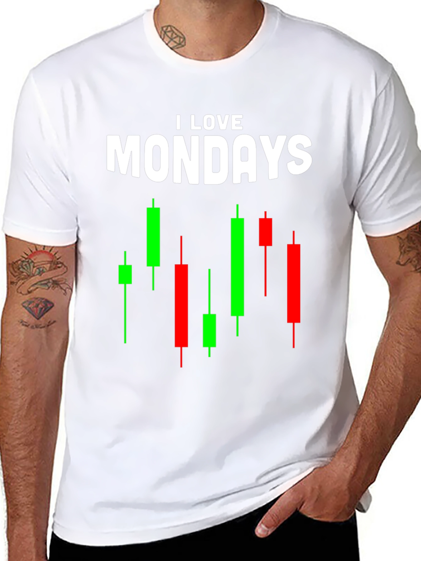 I Love Mondays Stock Market T-Shirt
