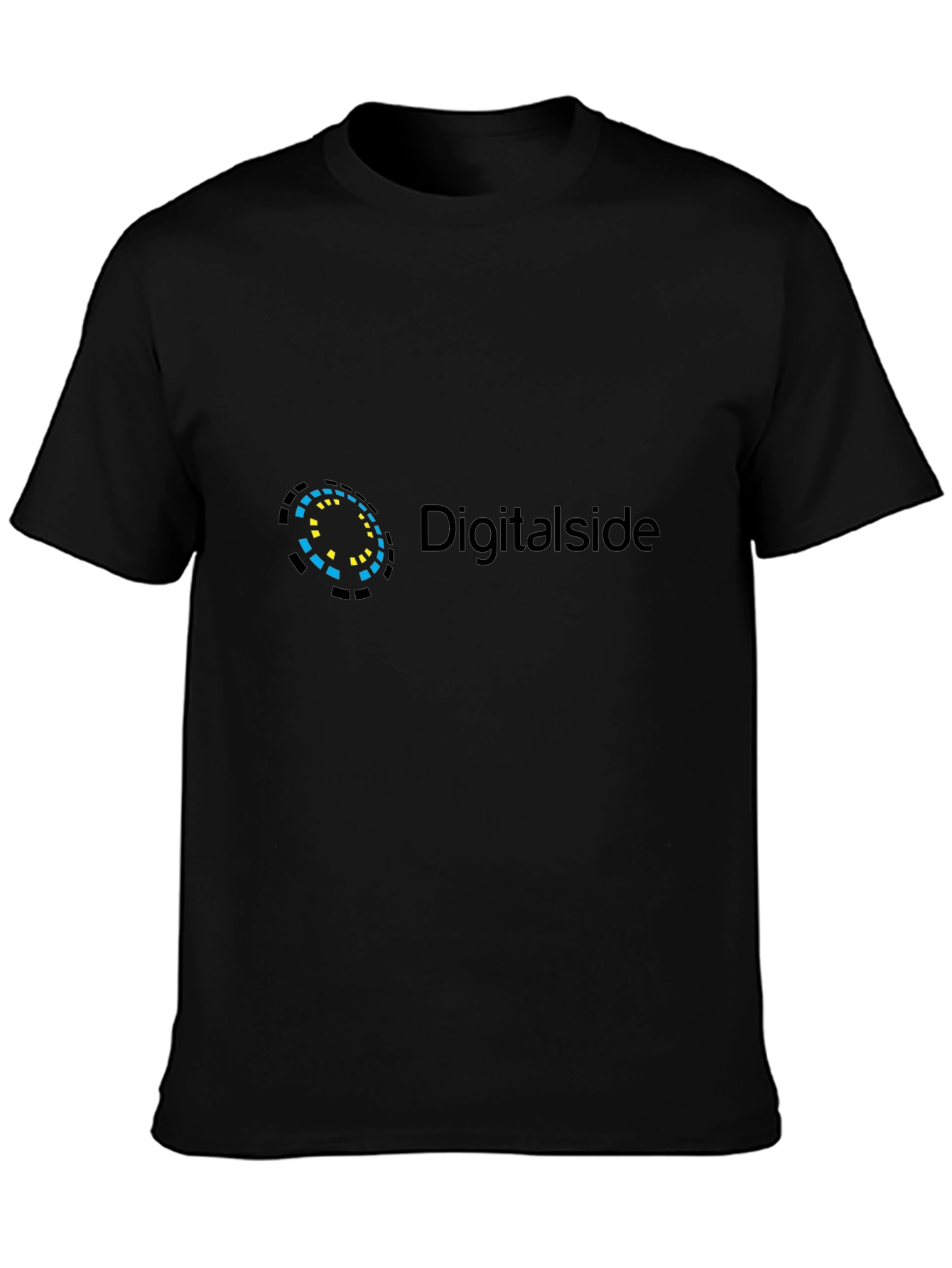 Digital Side Black T-Shirt
