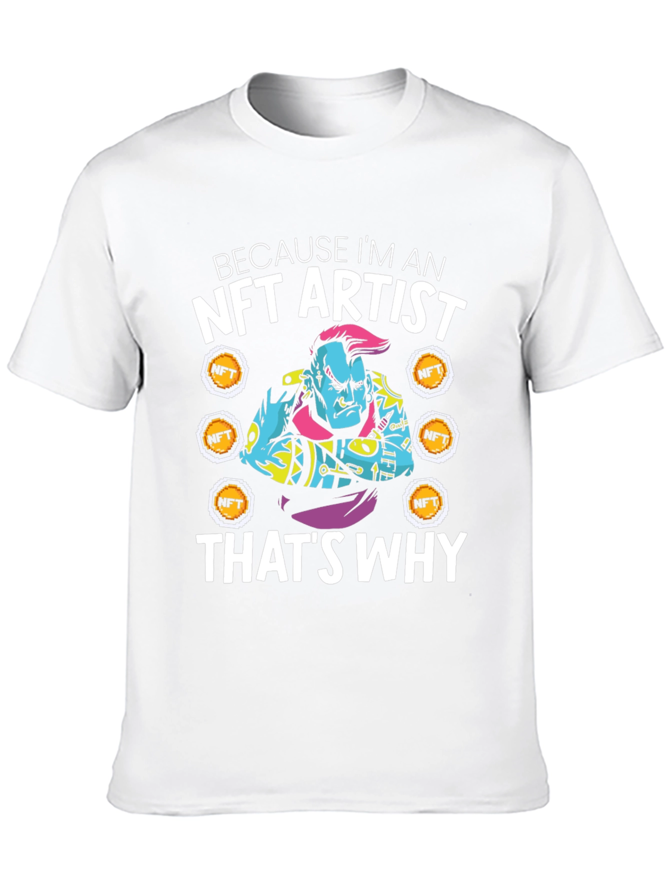NFT Artist Graphic T-Shirt - Crypto Art Tee