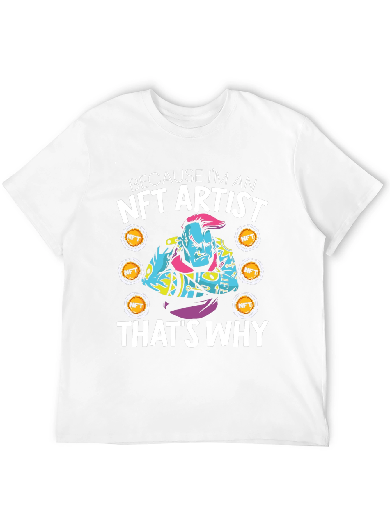 NFT Artist Graphic T-Shirt - Crypto Art Tee