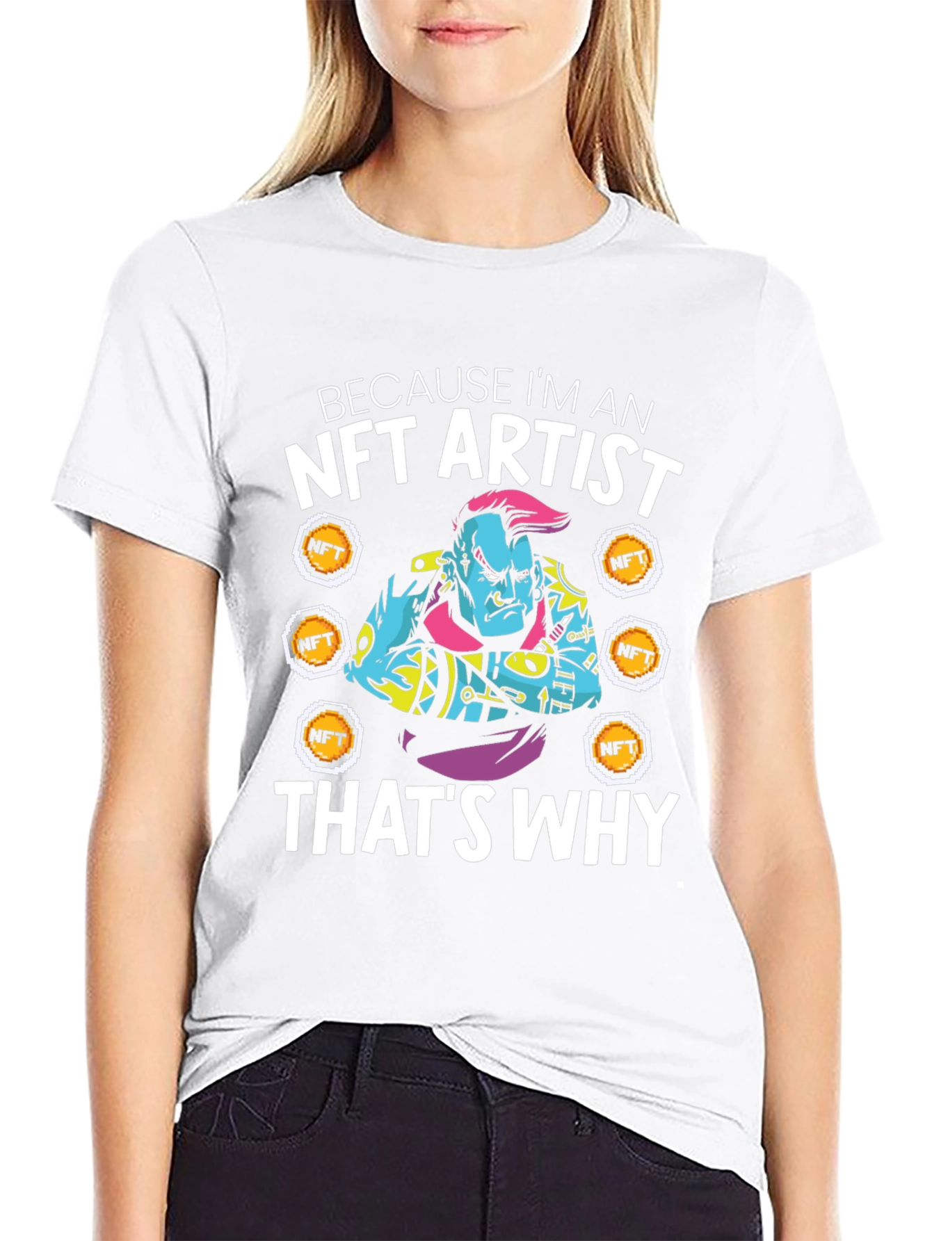 NFT Artist Graphic T-Shirt - Crypto Art Tee