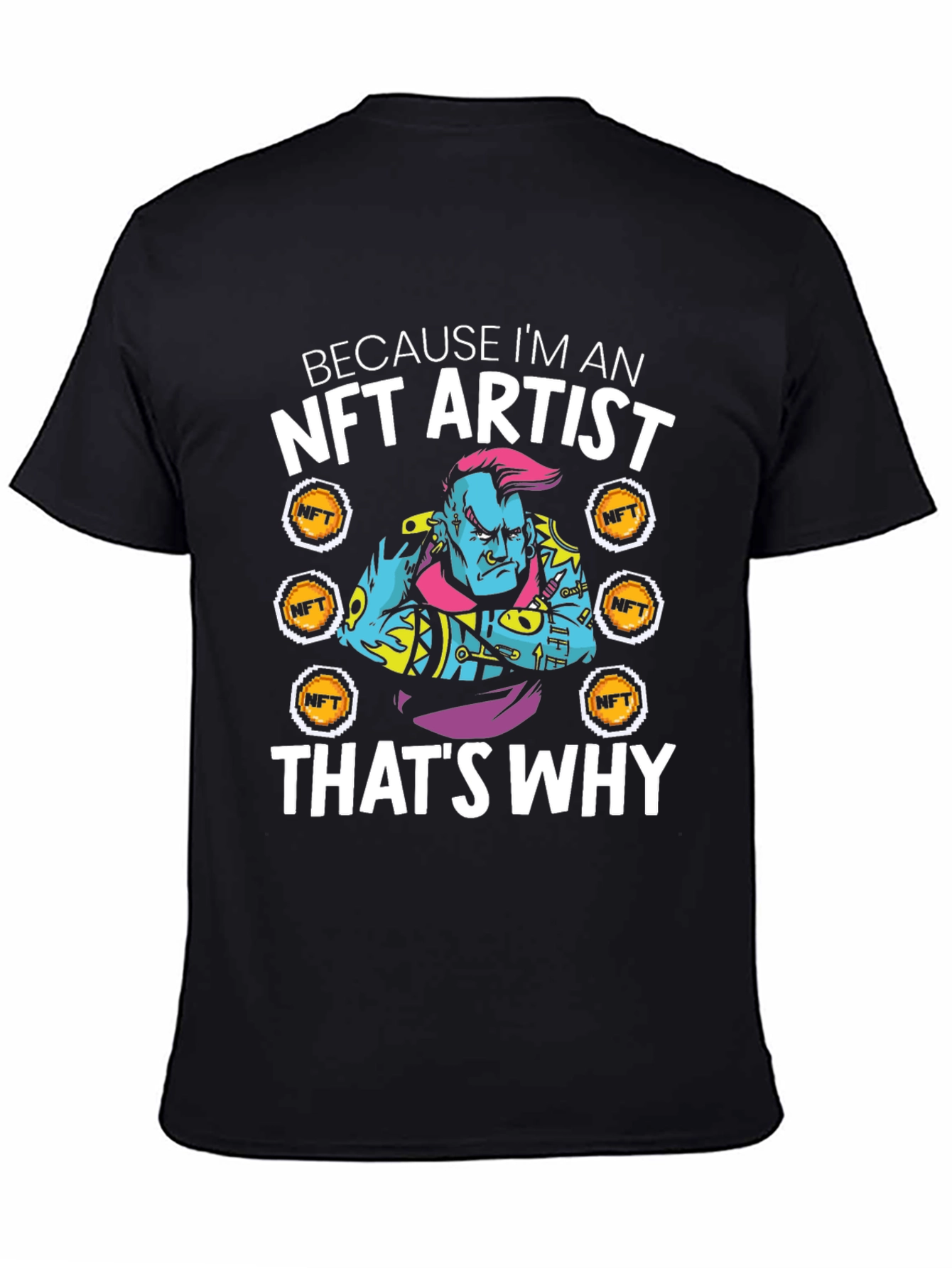 NFT Artist Graphic T-Shirt - Crypto Art Tee