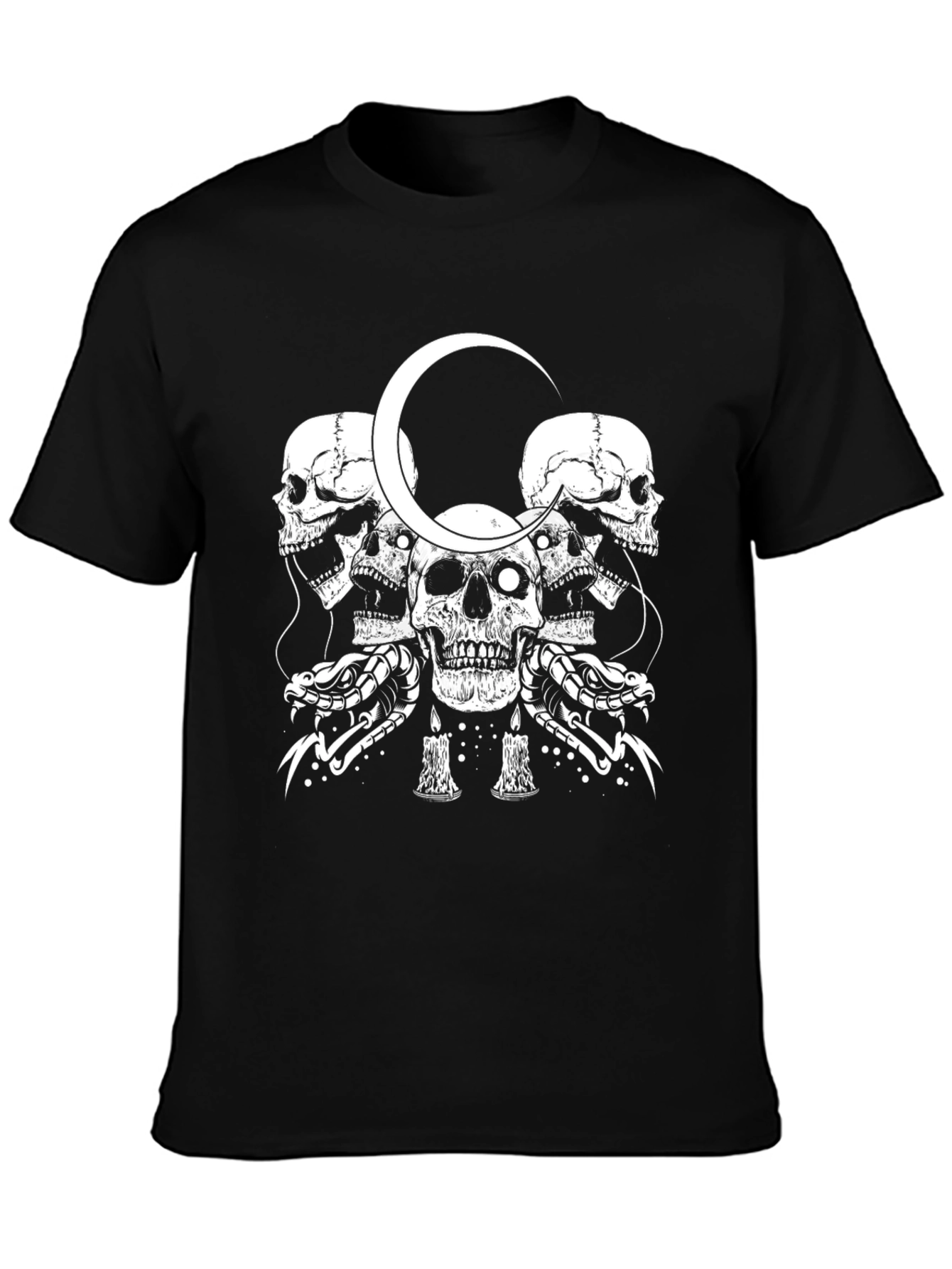 Skull & Serpent Graphic T-Shirt