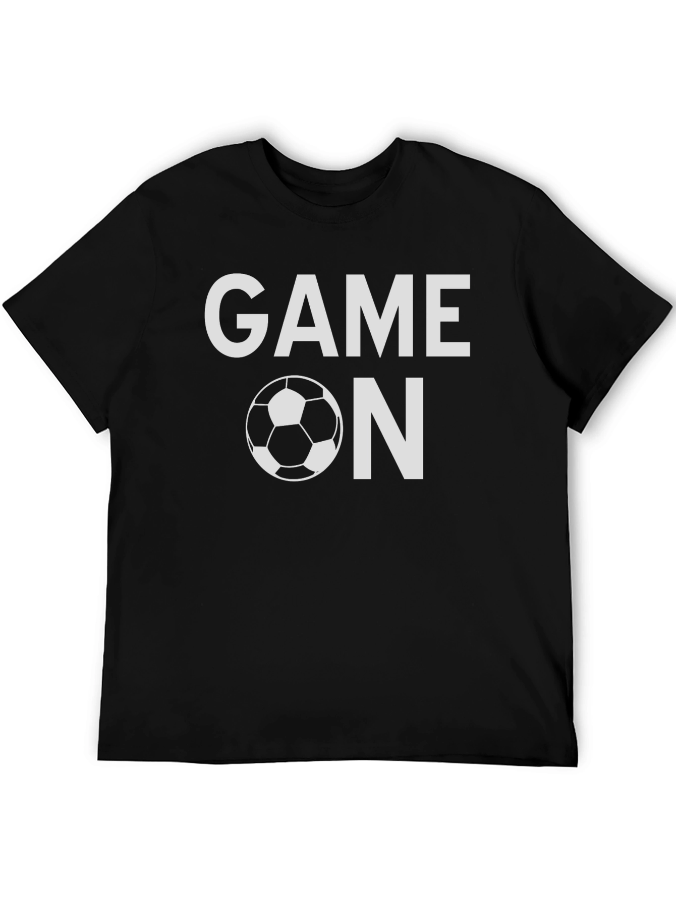 Game On Soccer T-Shirt - Black Classic Fit