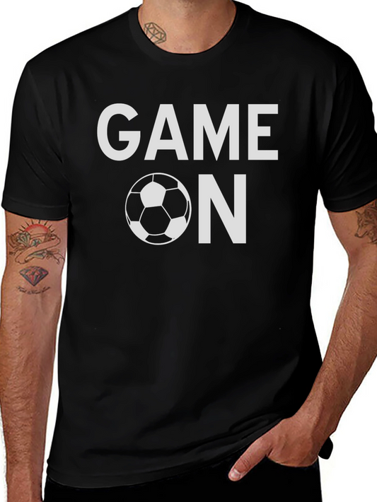 Game On Soccer T-Shirt - Black Classic Fit