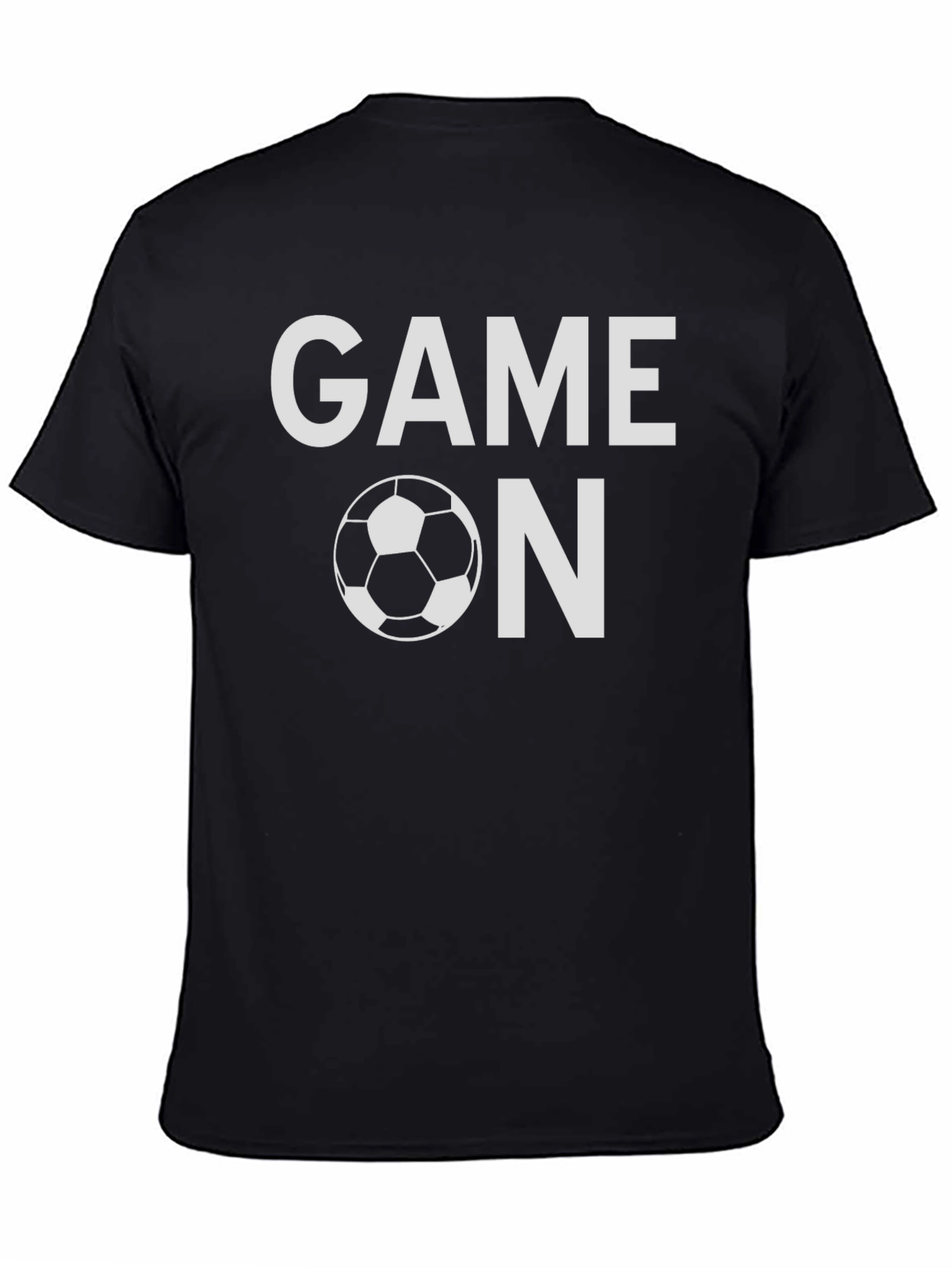 Game On Soccer T-Shirt - Black Classic Fit