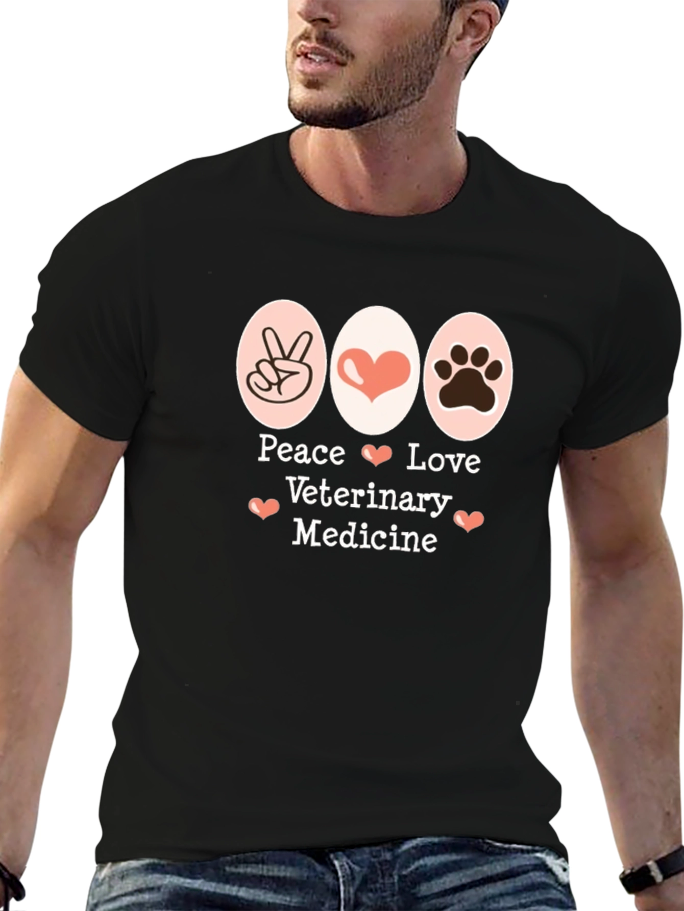 Peace Love Veterinary Medicine T-Shirt