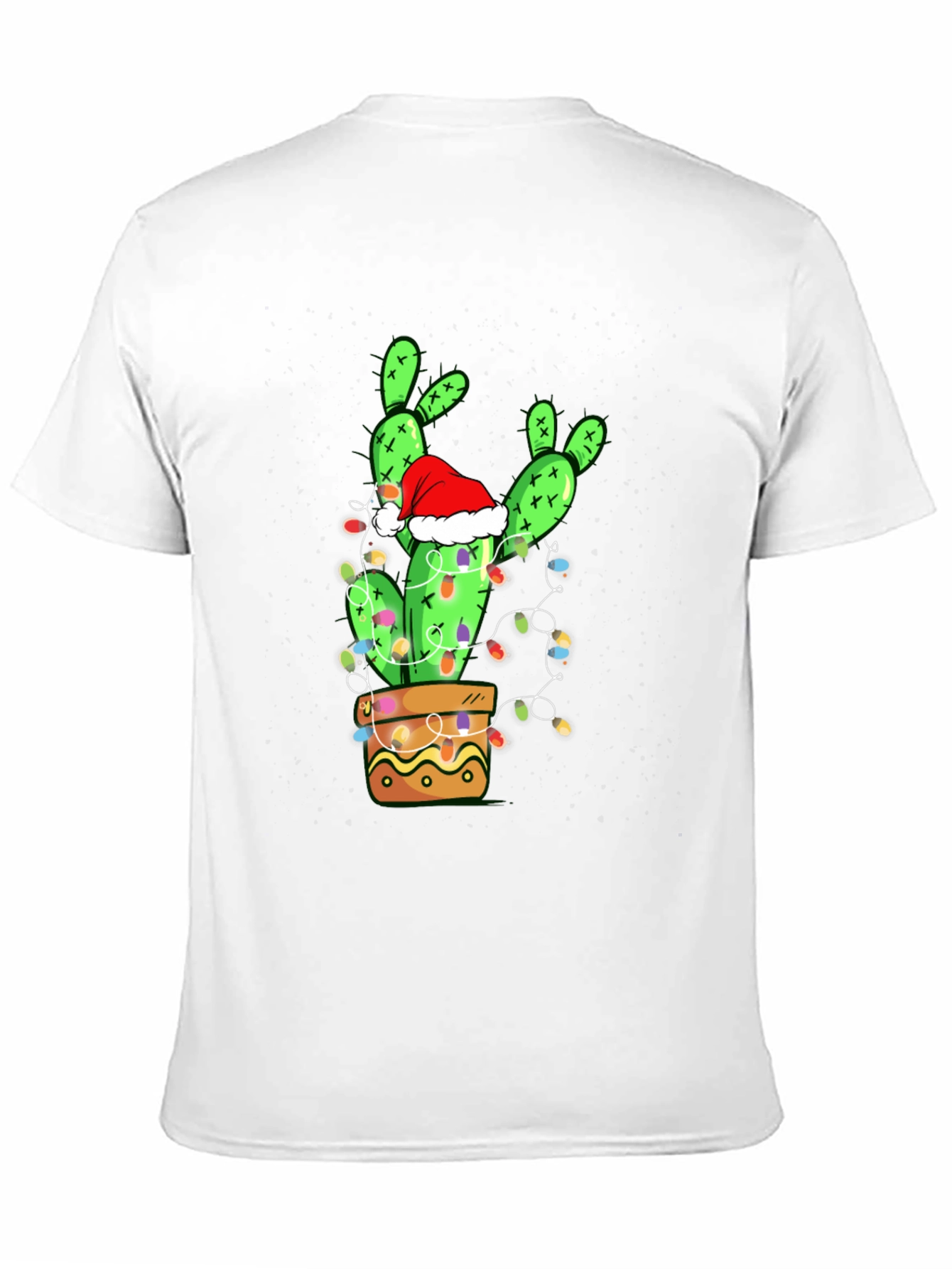 Festive Cactus T-Shirt: Christmas Holiday Apparel