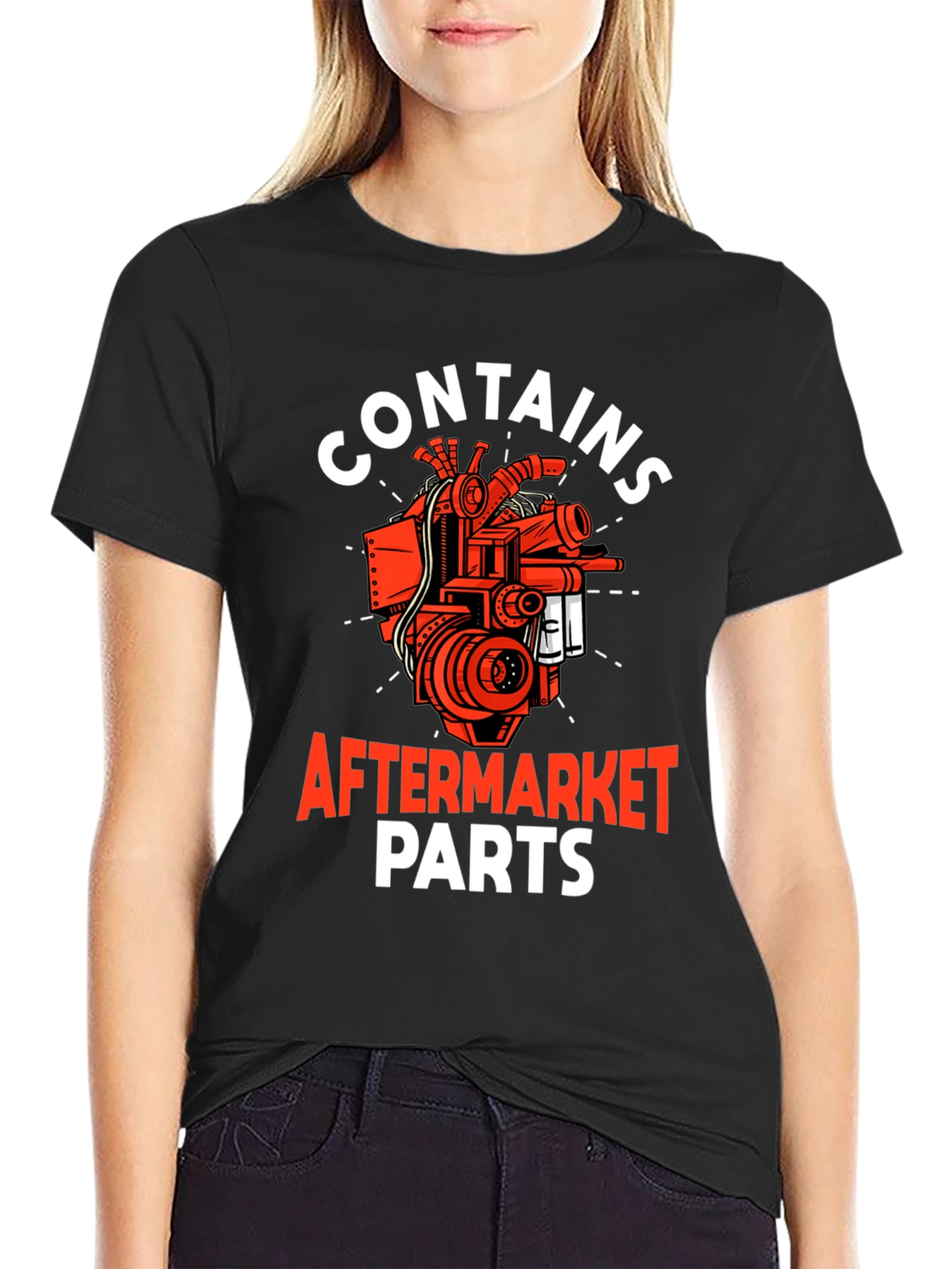 Contains Aftermarket Parts T-Shirt - Mechanic Gift