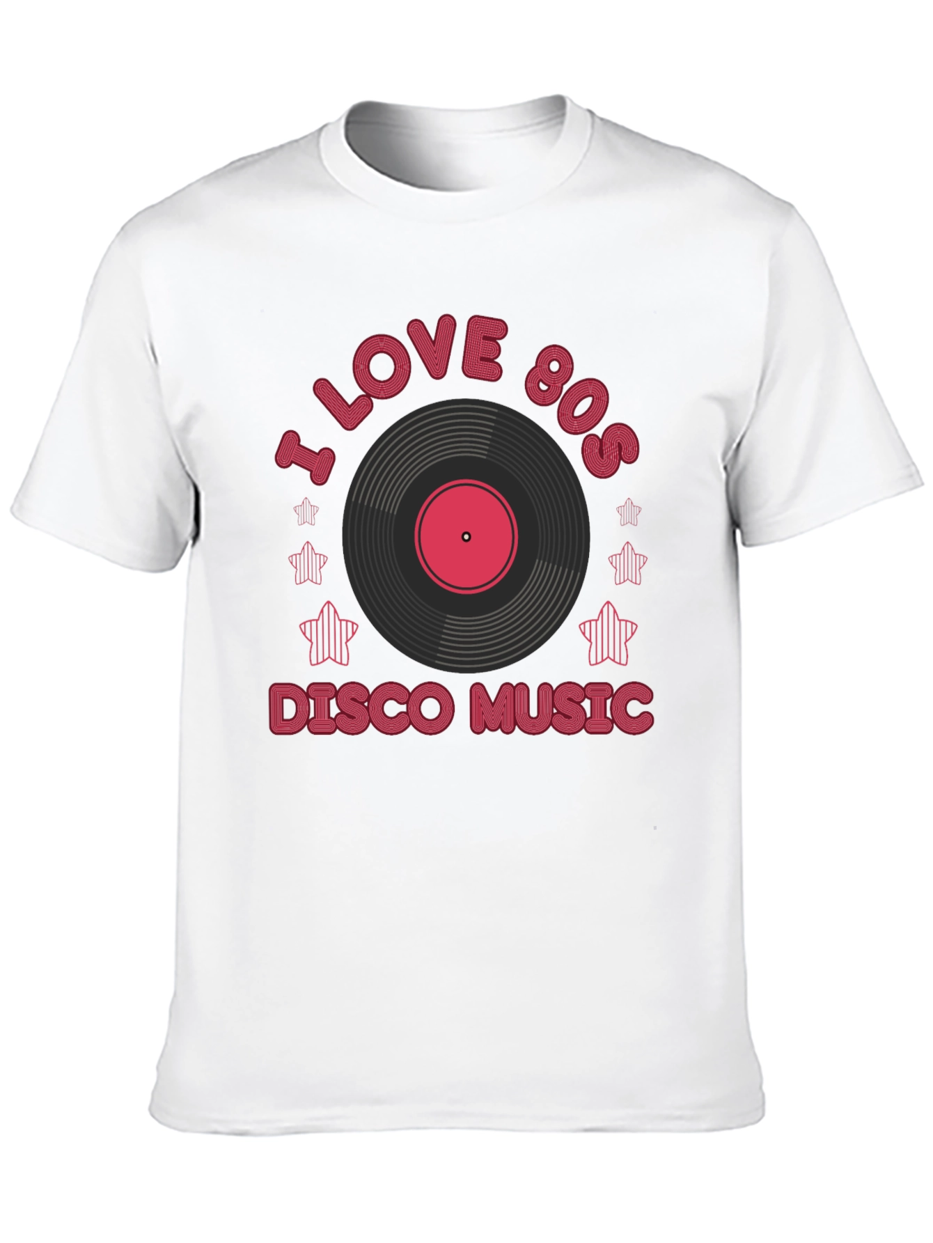 I Love 80s Disco Music Graphic Tee