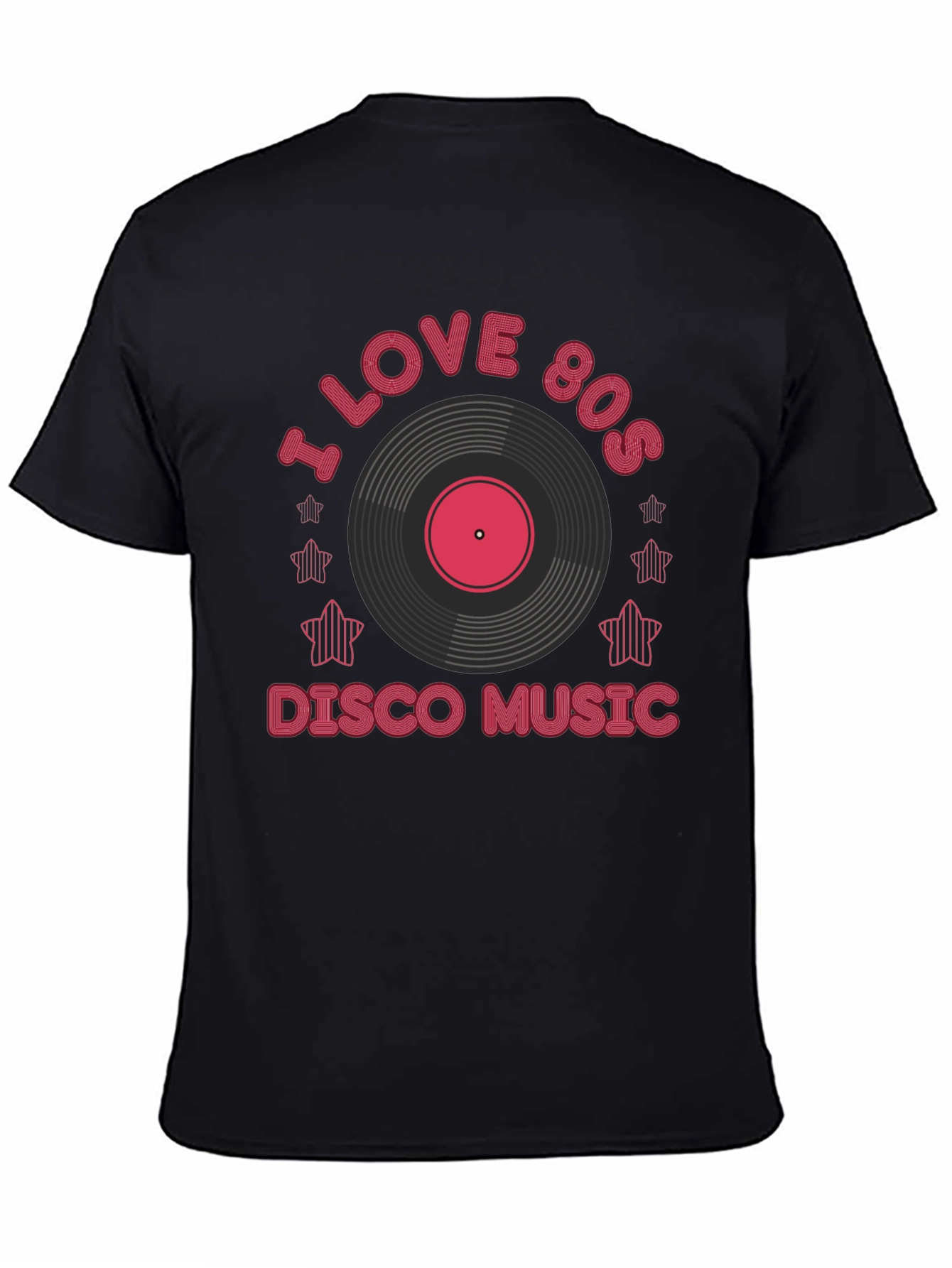I Love 80s Disco Music Graphic Tee