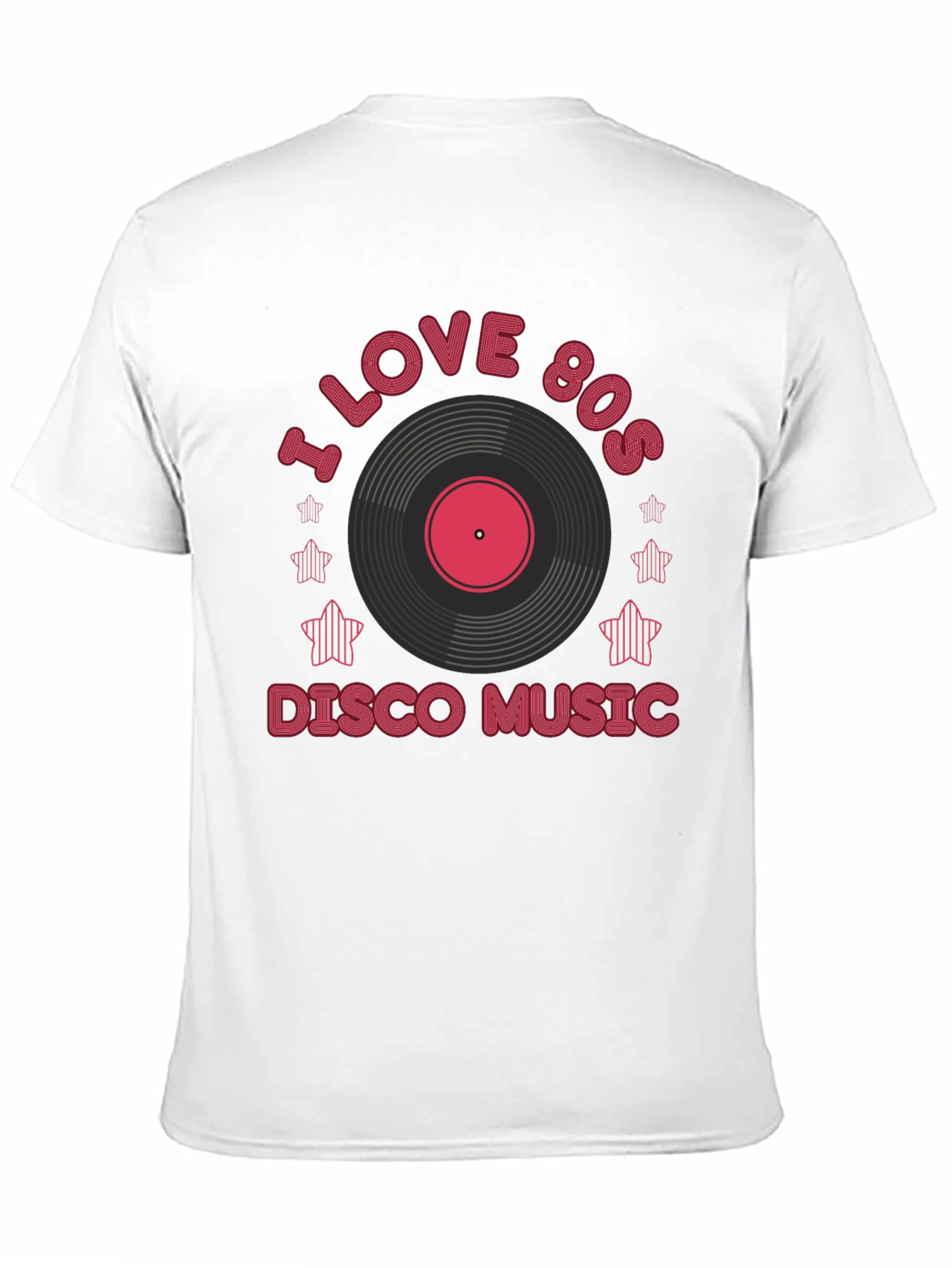 I Love 80s Disco Music Graphic Tee