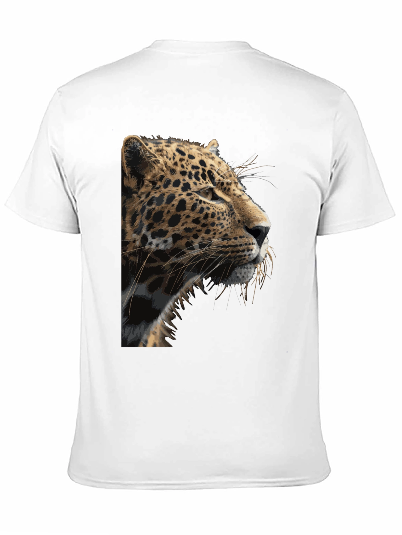 Jaguar Print Black T-Shirt - Mens Graphic Tee
