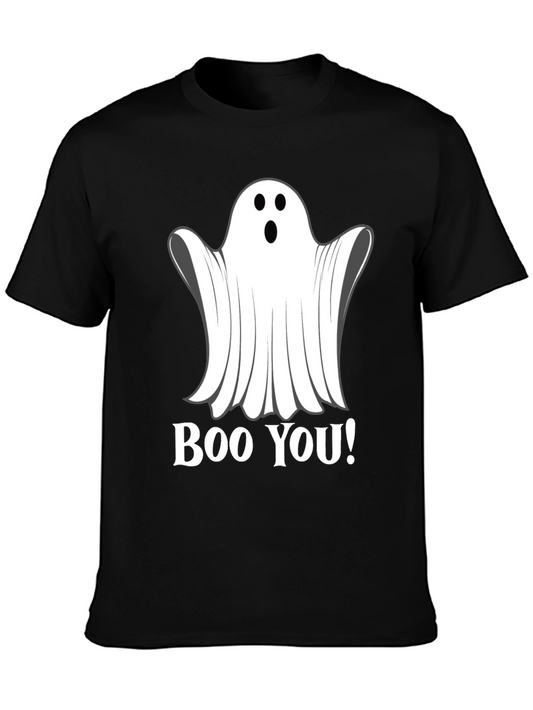 Boo You! Ghost Graphic Tee - Halloween Shirt