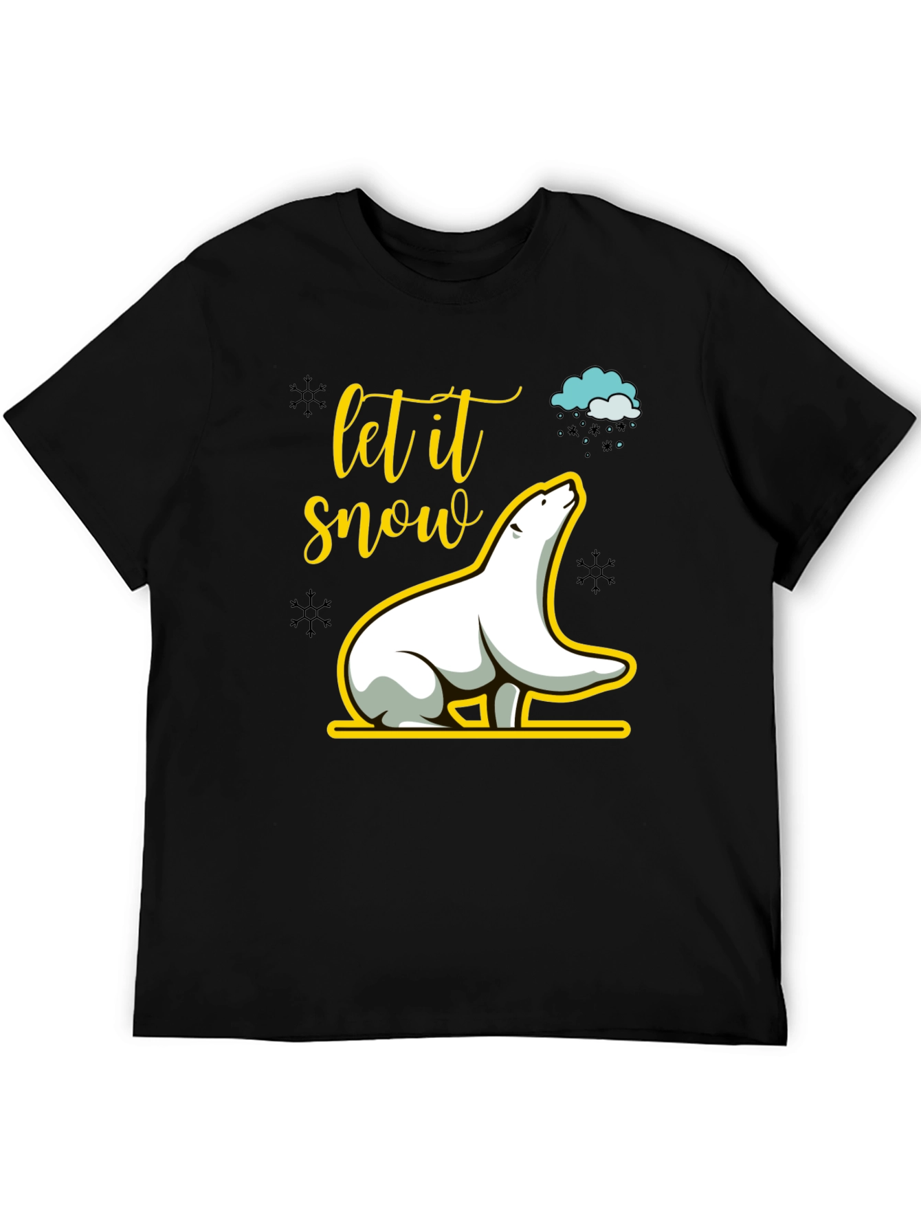 Let it Snow Polar Bear Graphic Tee