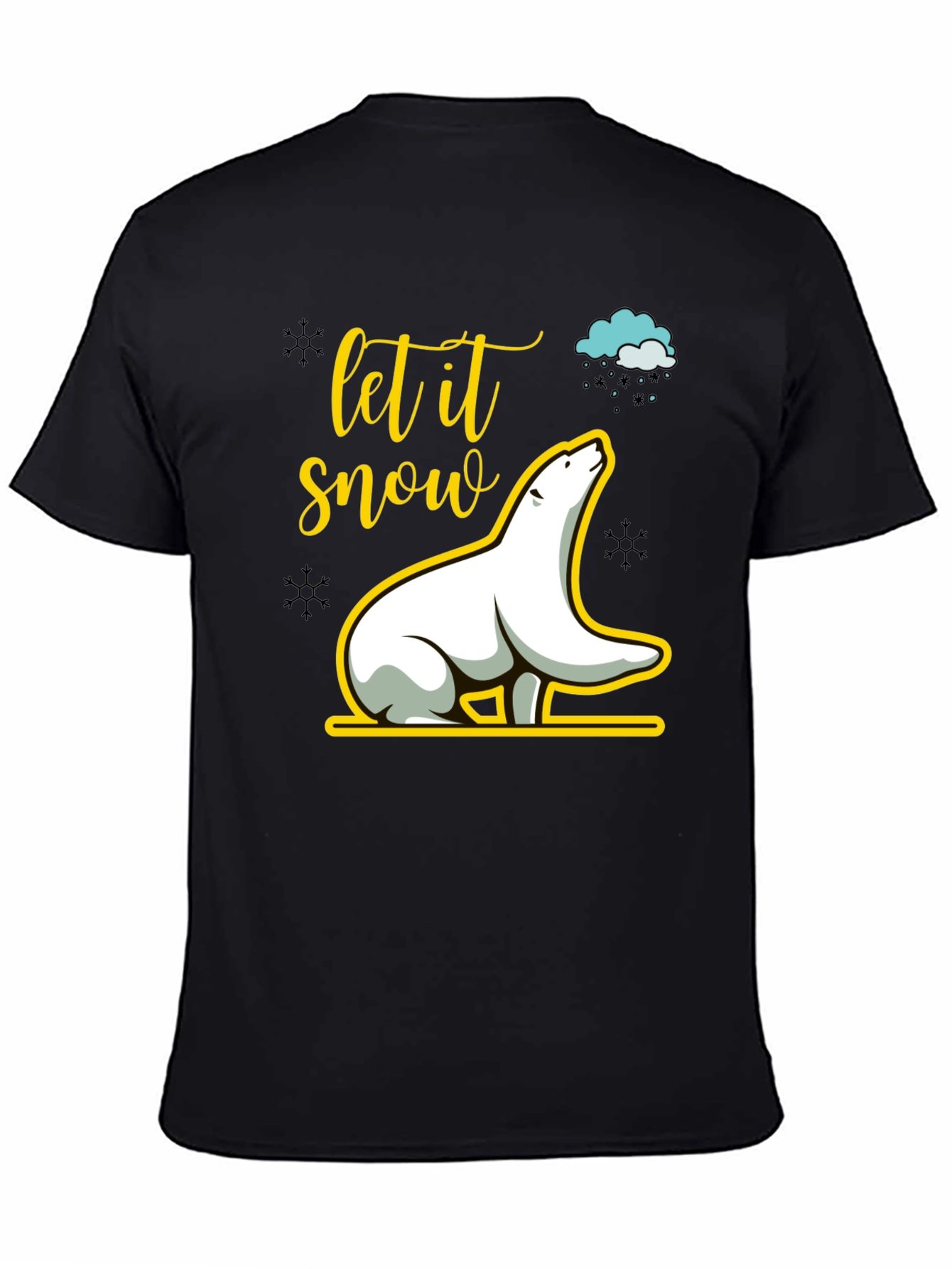 Let it Snow Polar Bear Graphic Tee