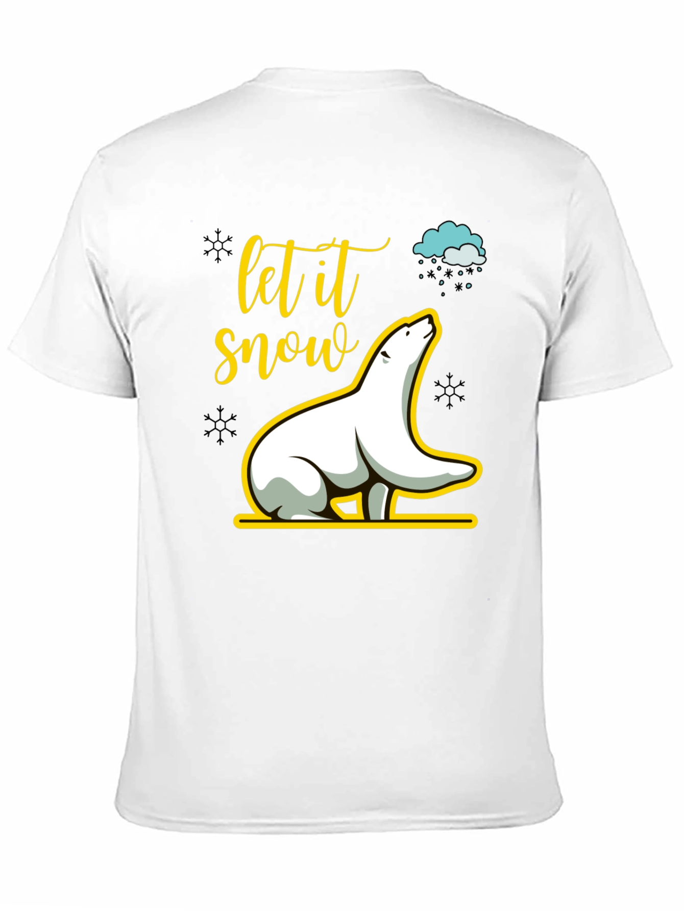 Let it Snow Polar Bear Graphic Tee