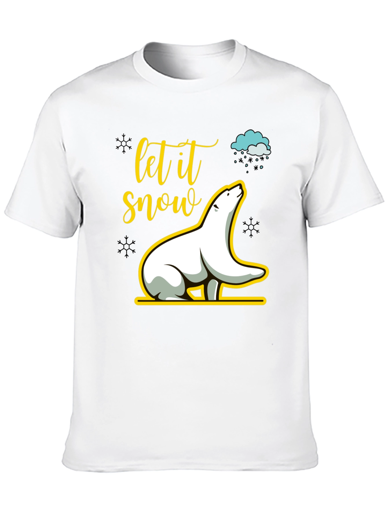 Let it Snow Polar Bear Graphic Tee