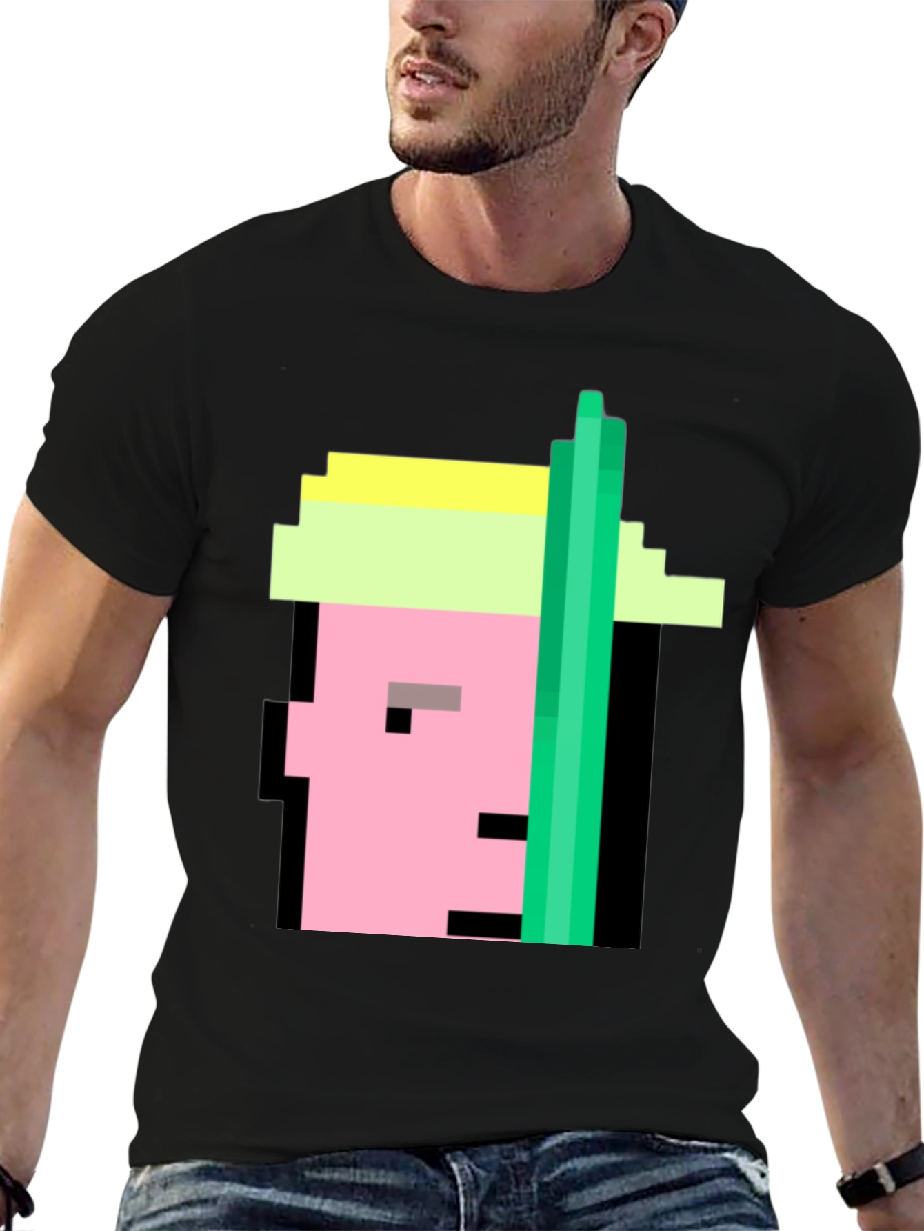Pixel Art Graphic T-Shirt - Cool Retro Design